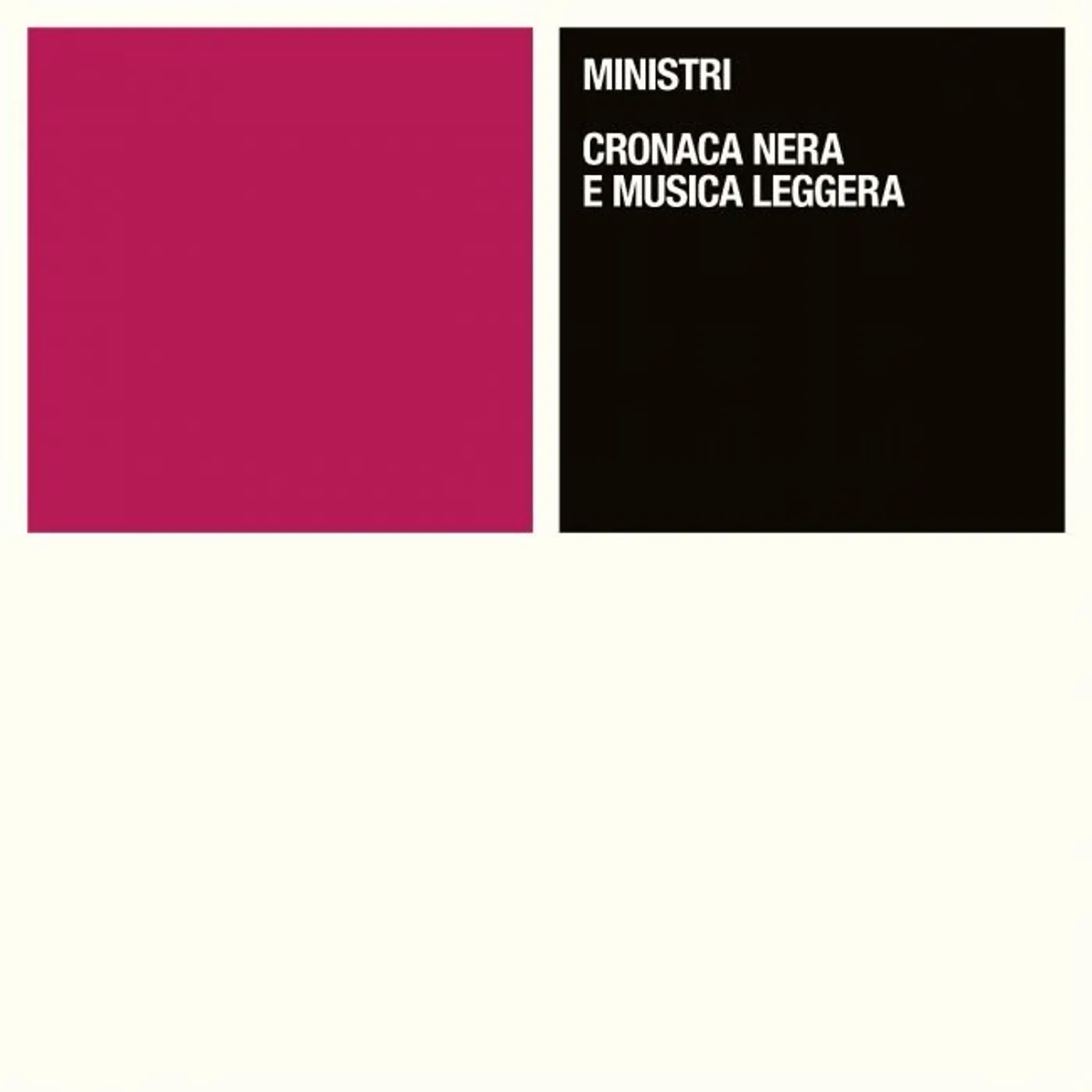 Ministri Cronaca Nera E Musica Leggera Vinyl Record