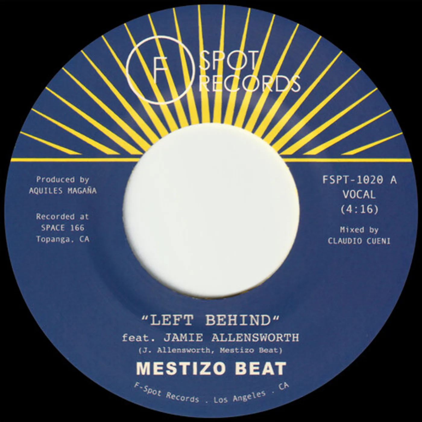 Mestizo Beat LEFT BEHIND / I WANT YOU Vinyl Record