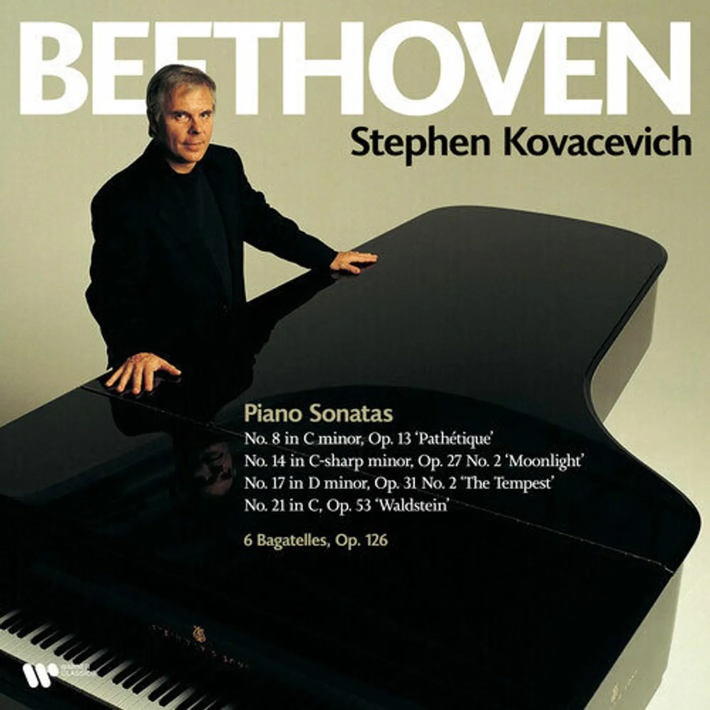 Stephen Kovacevich BEETHOVEN: PNO SONS NOS. 8 14 17 & 21 BAGATELLES Vinyl Record