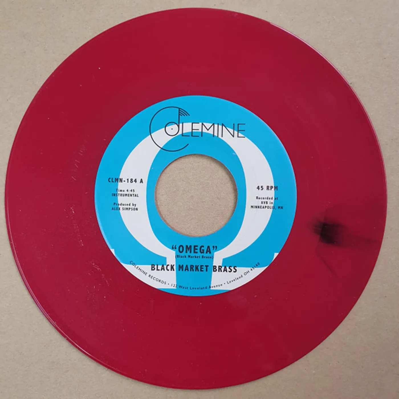Black Market Brass Omega Vinyl Record