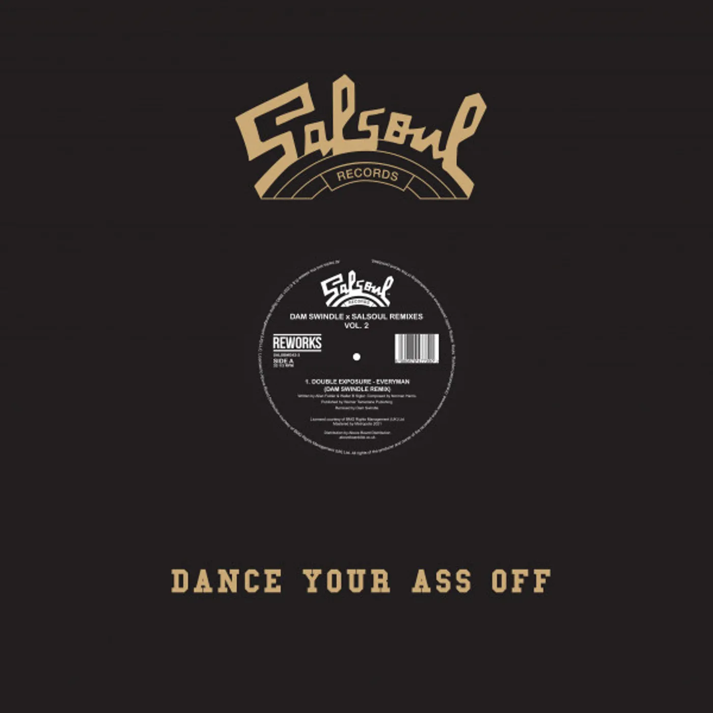 Dam Swindle SALSOUL REMIXES VOL. 2 Vinyl Record