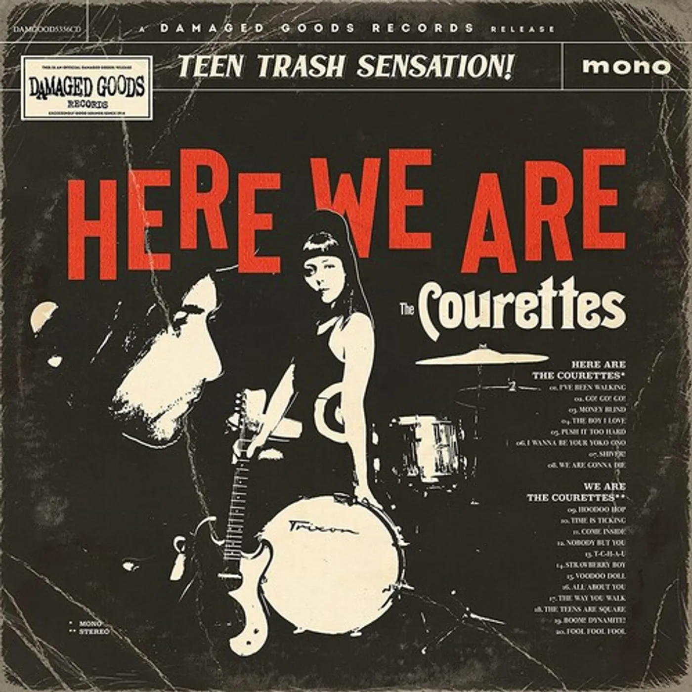 HERE WE ARE THE COURETTES CD