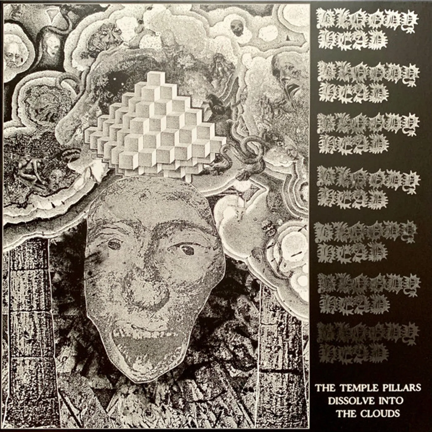 Bloody Head TEMPLE PILLARS DISSOLVE INTO THE CLOUDS Vinyl Record