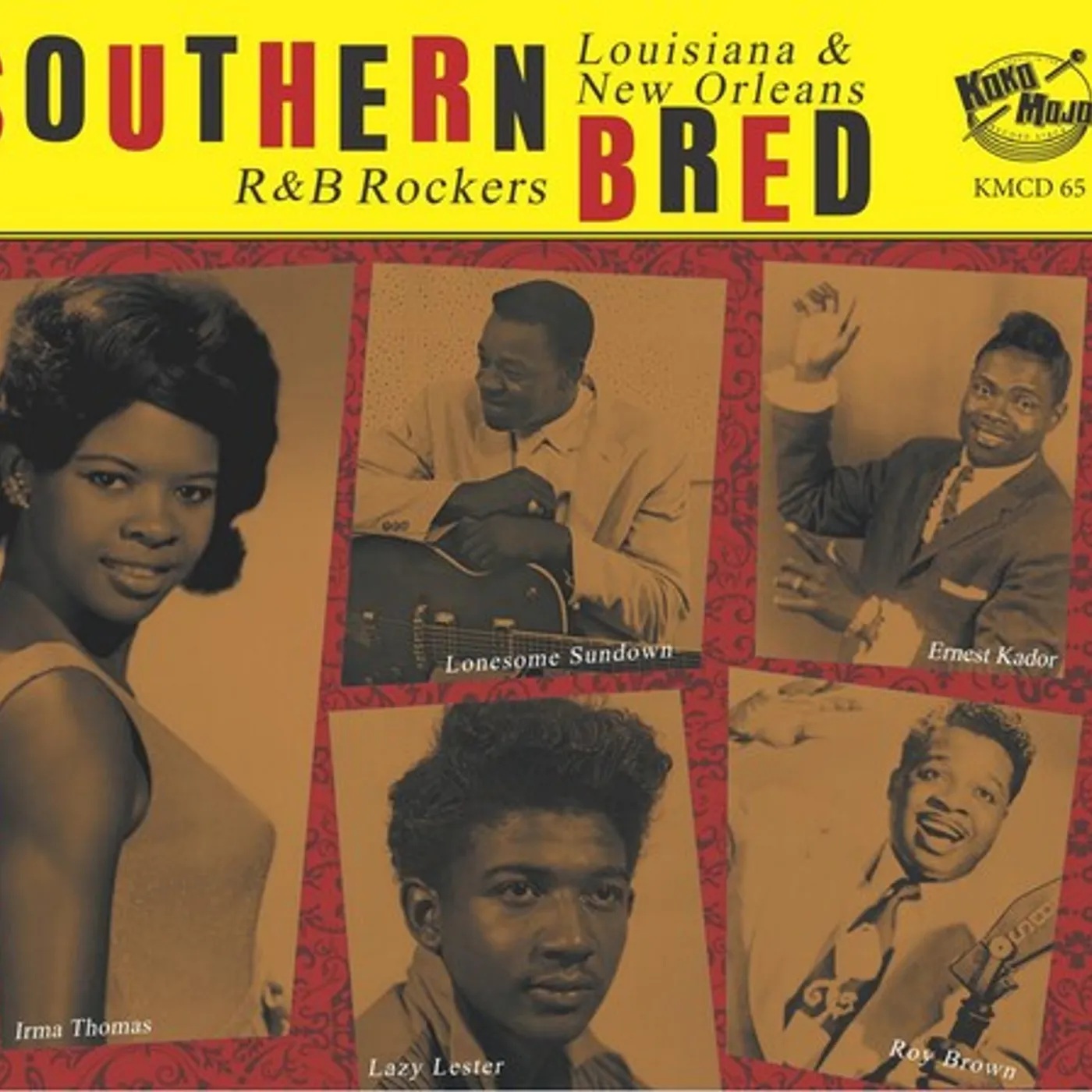 Various Artists  SOUTHERN BRED 15 LOUISIANA NEW ORLEANS R&B ROCKERS CD
