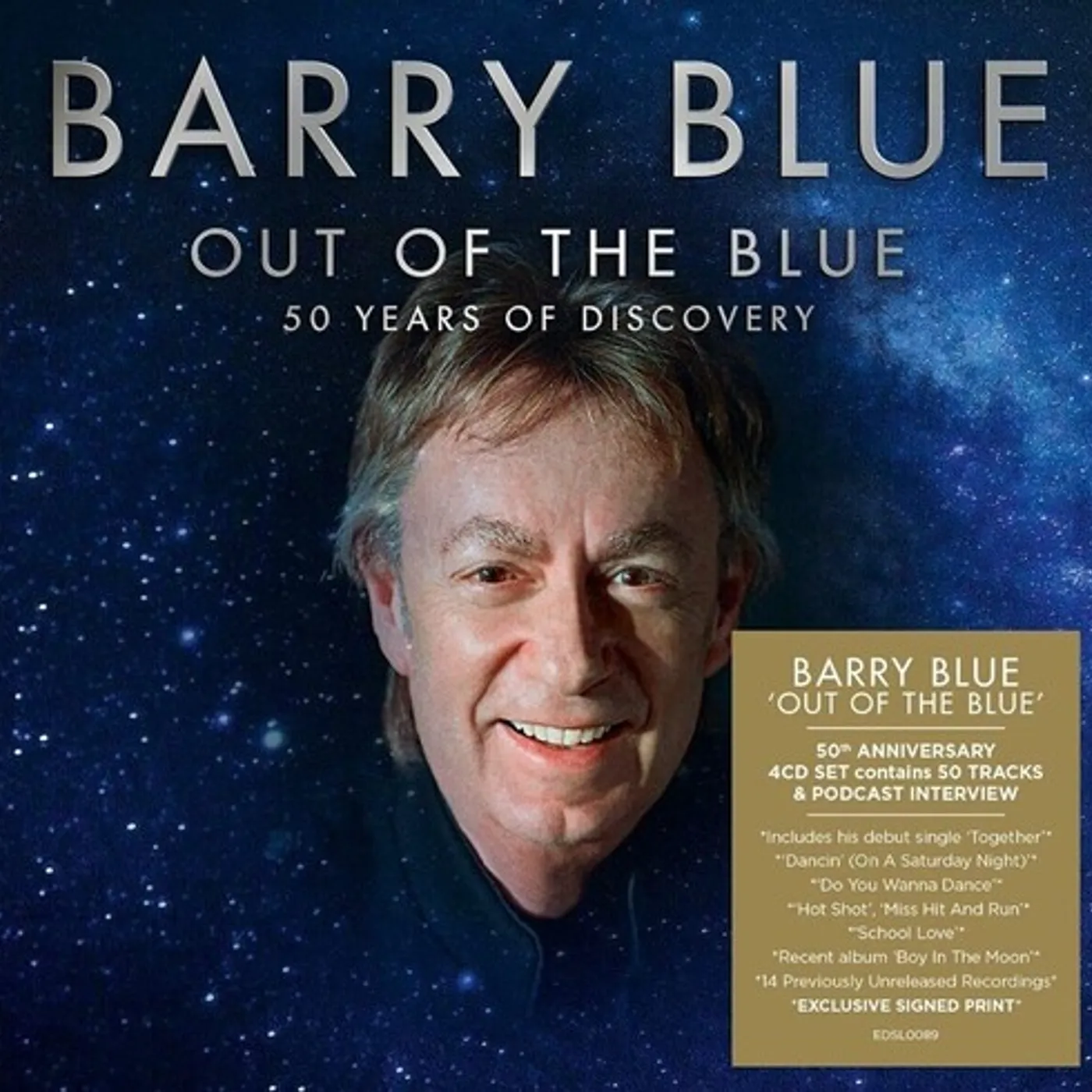 Barry Blue OUT OF THE BLUE: 50 YEARS OF DISCOVERY CD