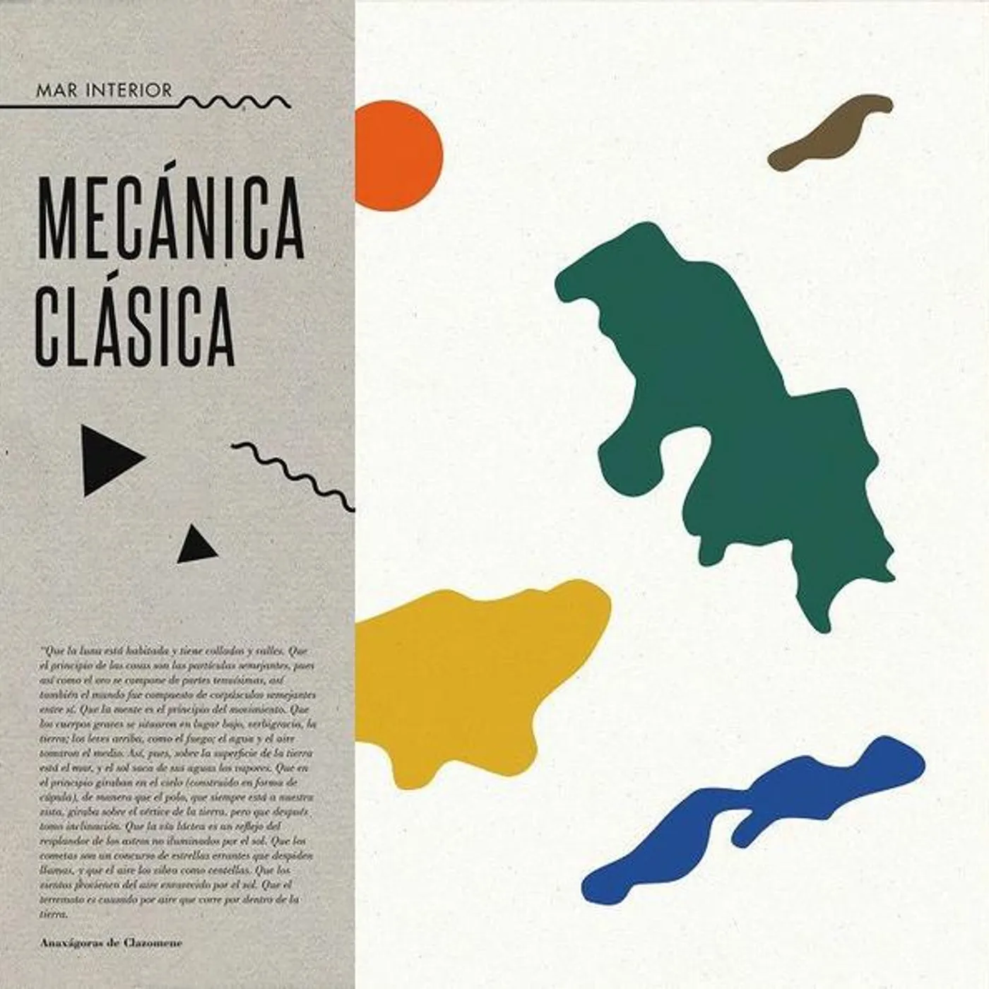 Mecánica Clásica Mar Interior Vinyl Record