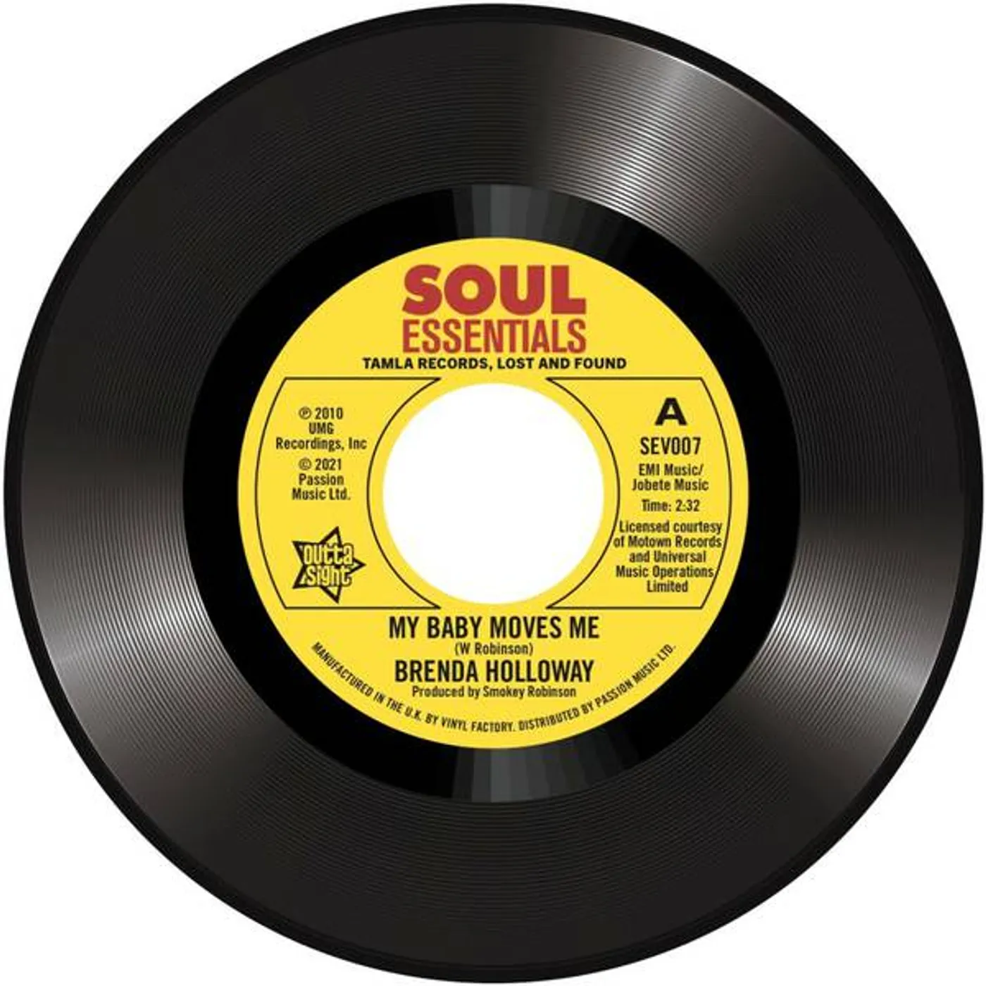 Brenda Holloway My Baby Moves Me Vinyl Record
