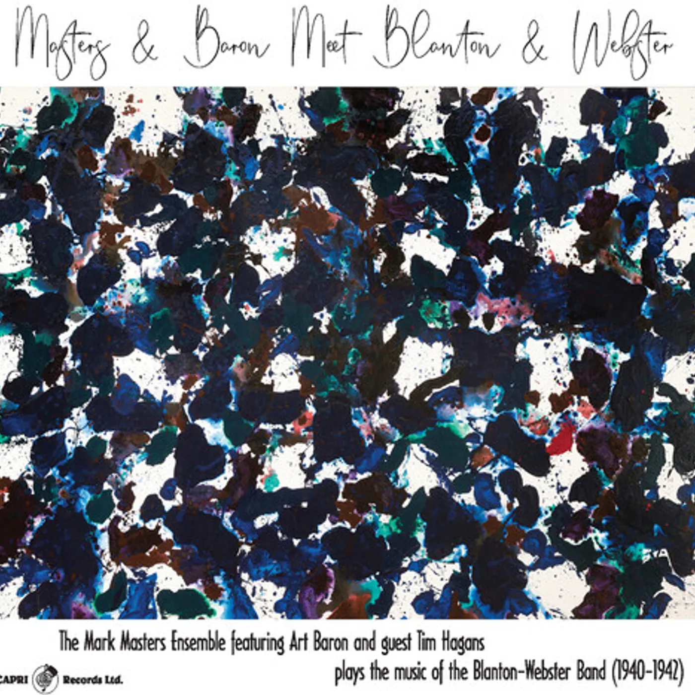 Mark Masters Ensemble MASTERS & BARON MEET BLANTON & WEBSTER CD