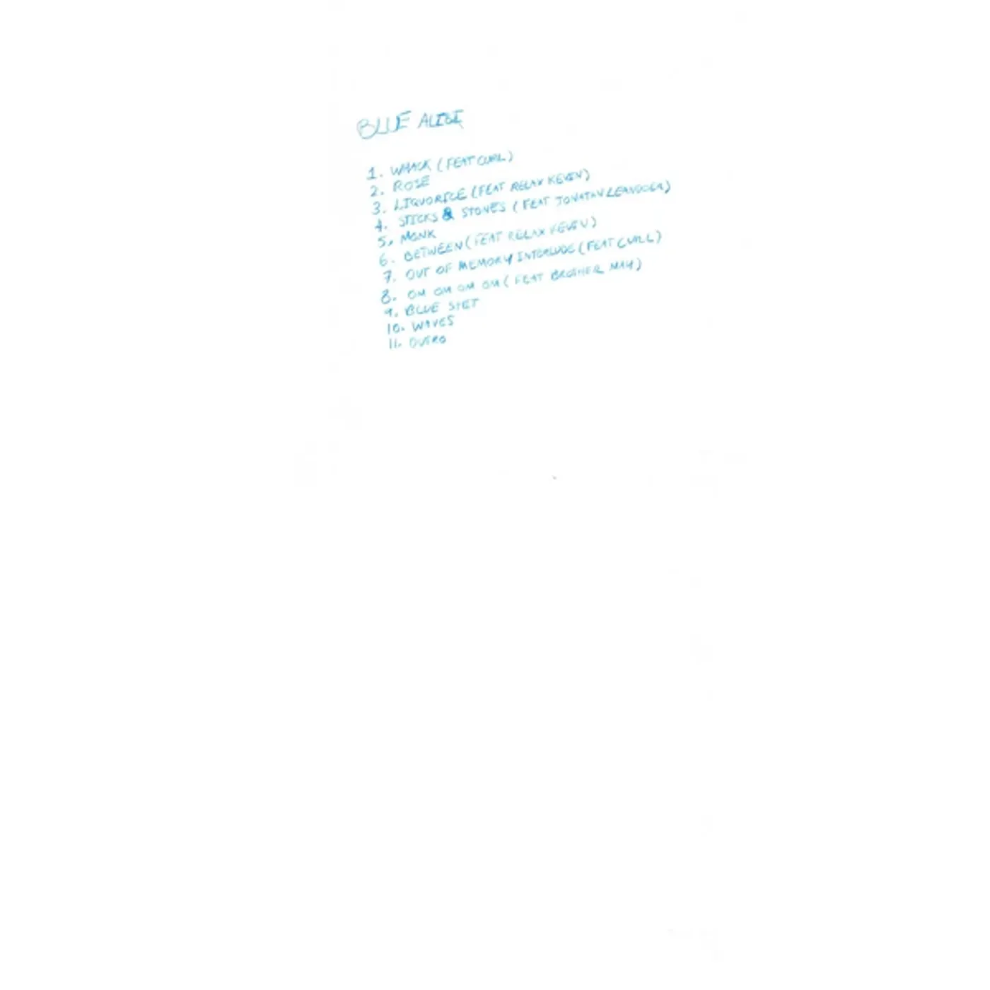 Mica Levi Blue Alibi Vinyl Record