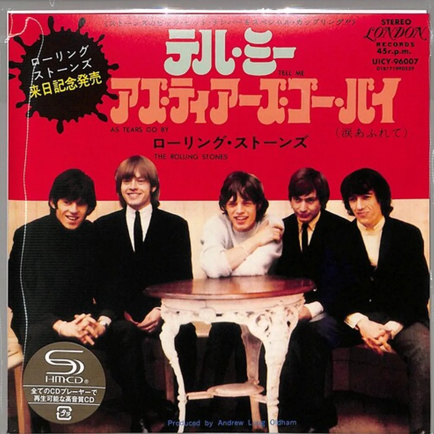The Rolling Stones TELL ME / AS TEARS GO BY CD