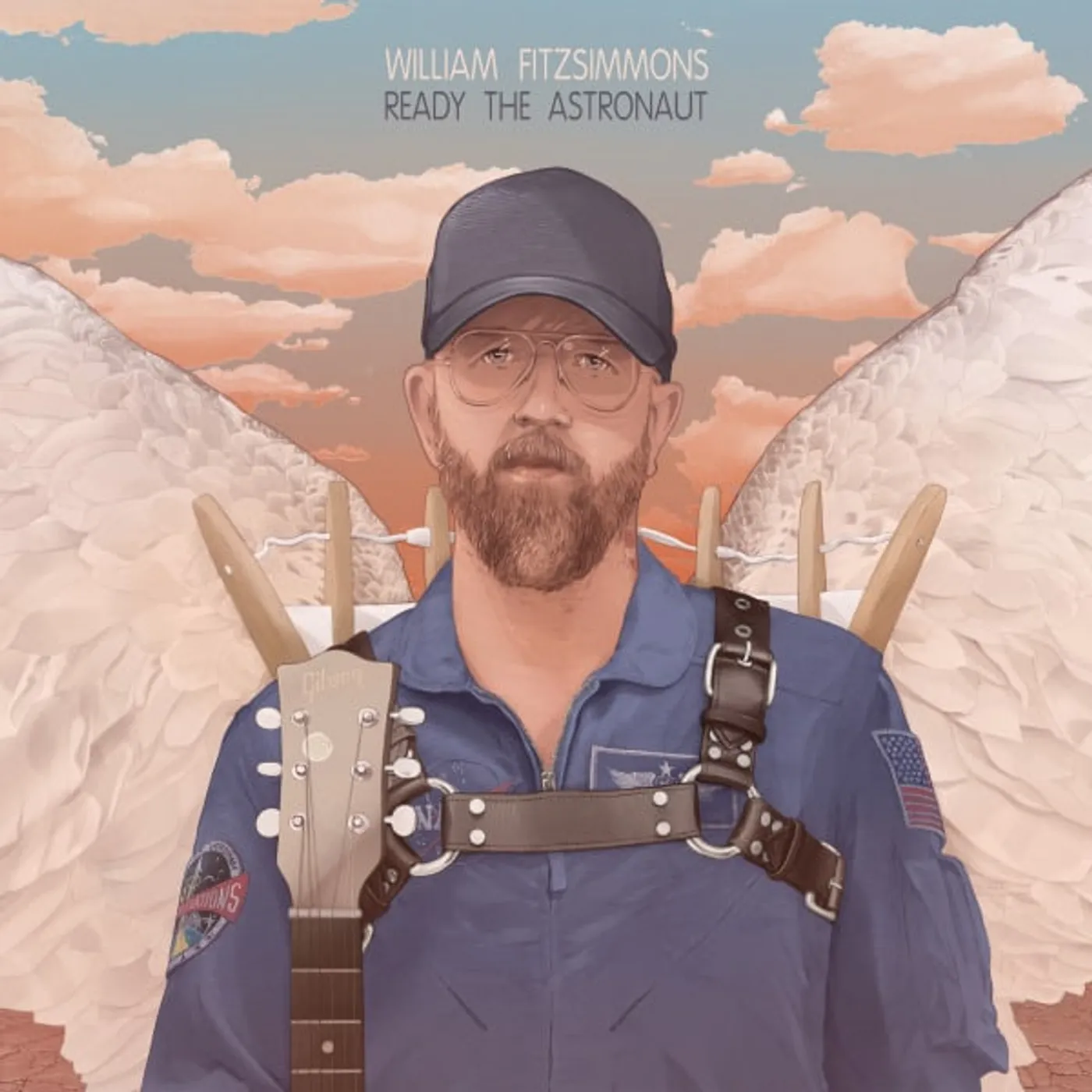 William Fitzsimmons READY THE ASTRONAUT (2LP) Vinyl Record