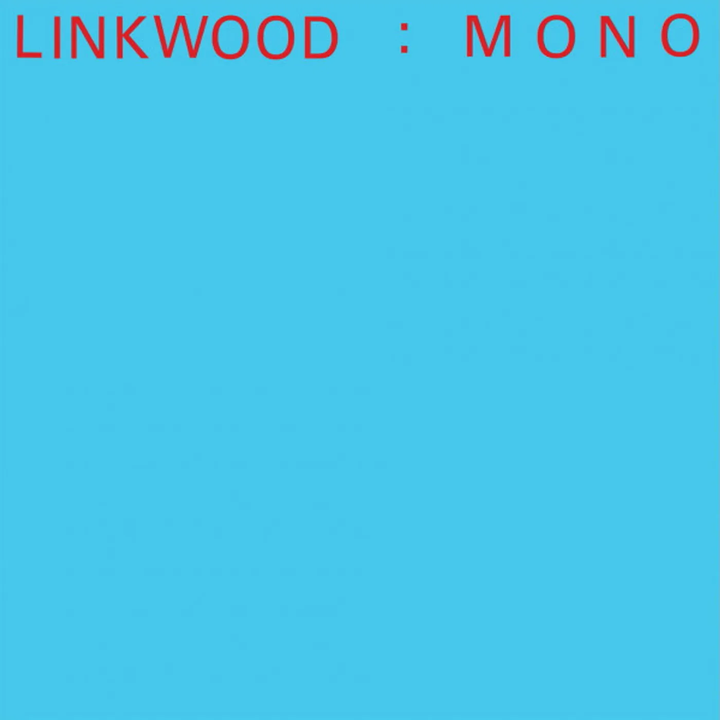 Linkwood Mono Vinyl Record