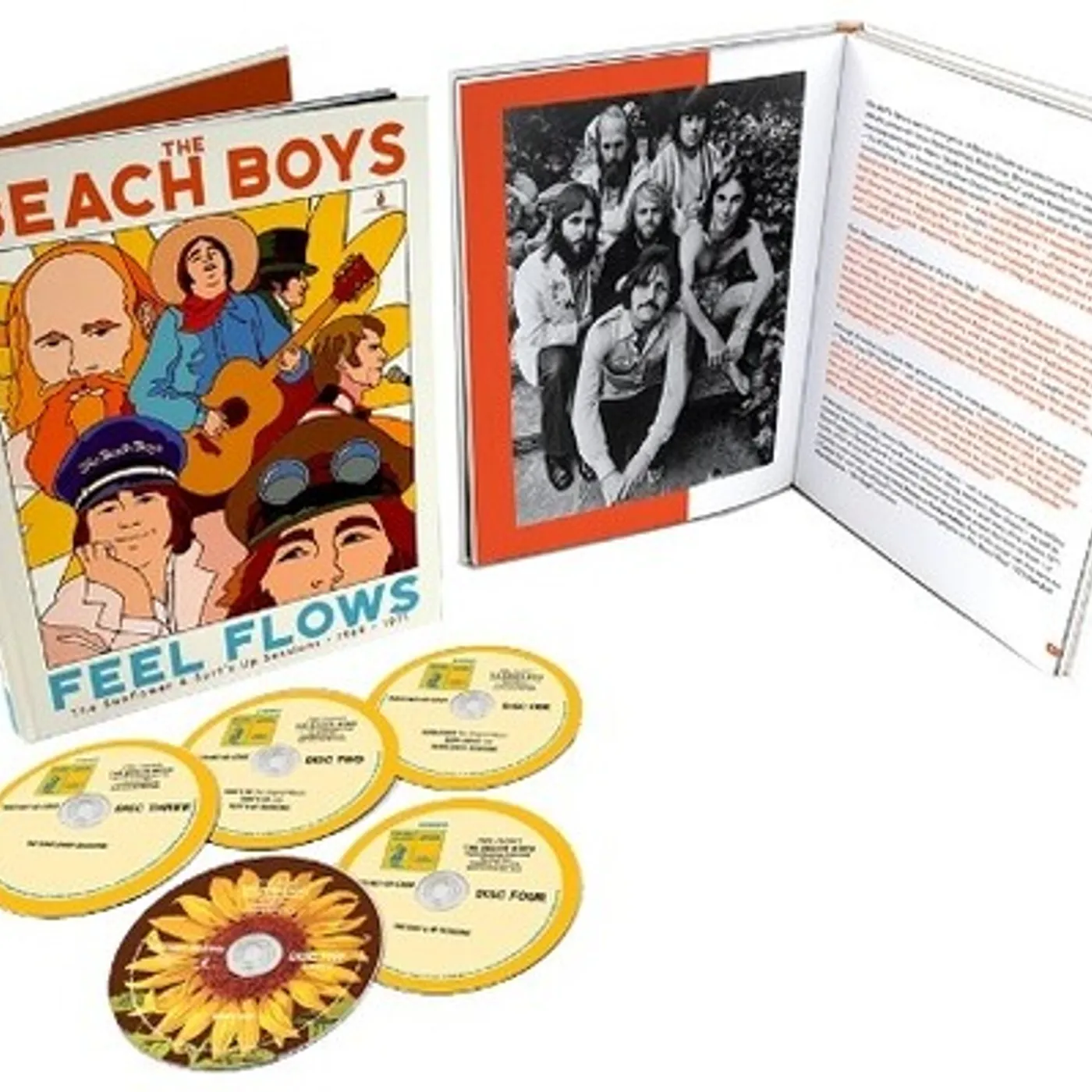 The Beach Boys "Feel Flows" The Sunflower & Surf's Up Sessions 1969-1971 (5 CD Box Set)