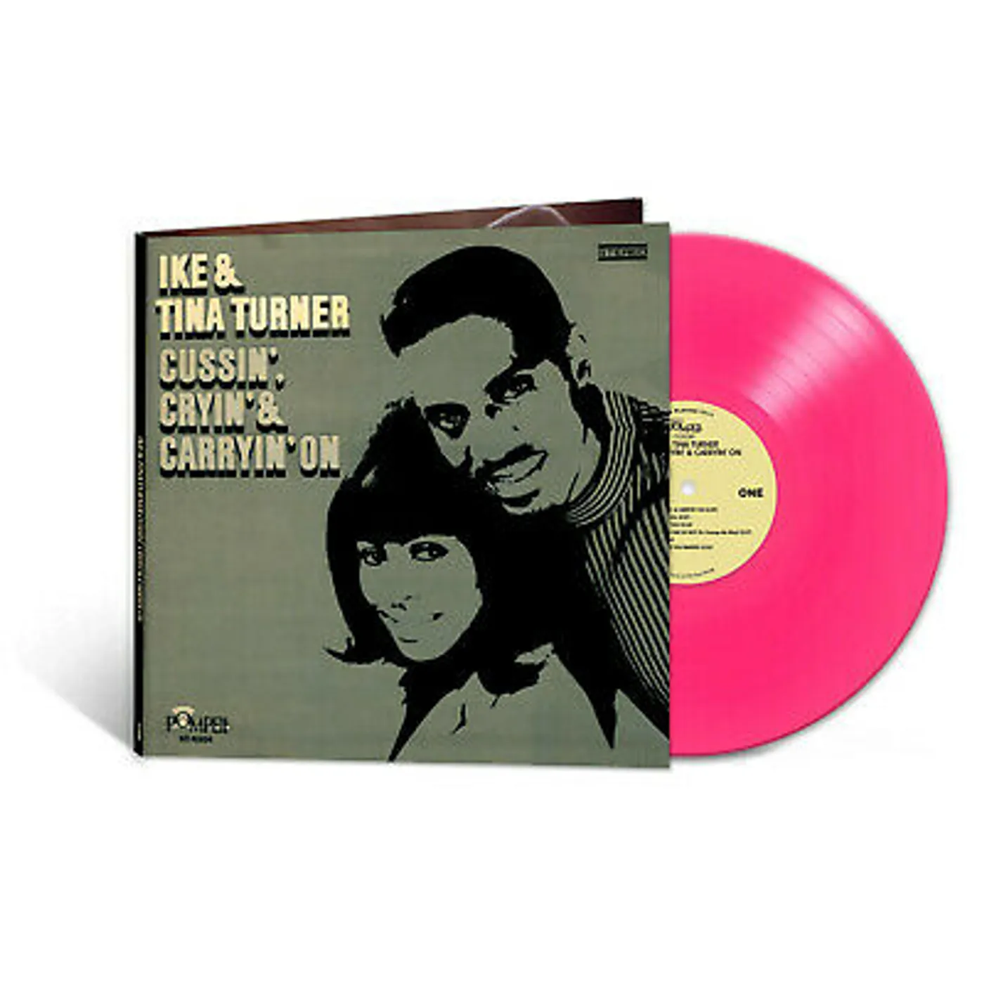 Ike & Tina Turner CUSSIN' CRYIN' (GOLD & PINK VINYL) Vinyl Record