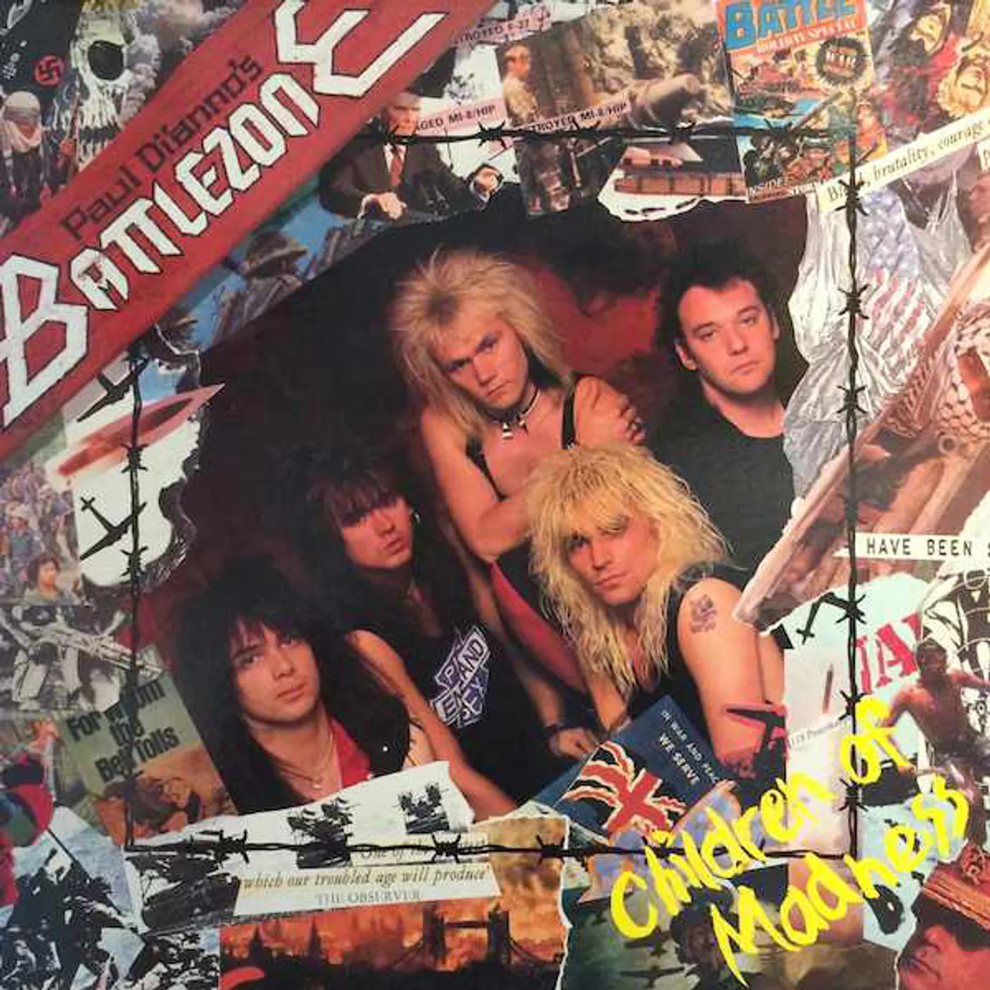 Paul Di'Anno's Battlezone Children of Madness Vinyl Record