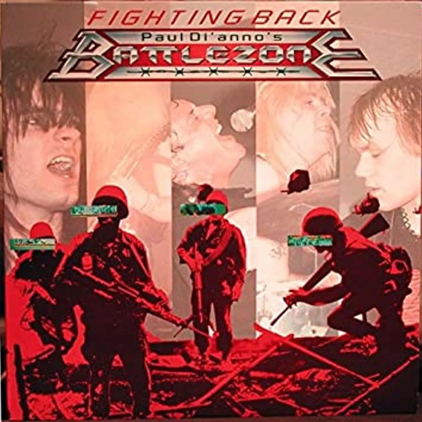 Paul Di'Anno's Battlezone Fighting Back (Clear) Vinyl Record