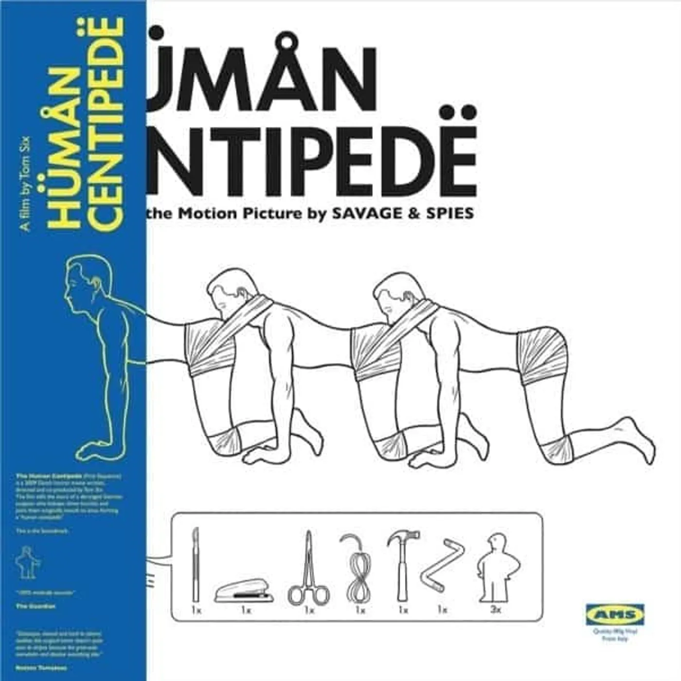 Savage & Spies HUMAN CENTIPEDE / Original Soundtrack Vinyl Record