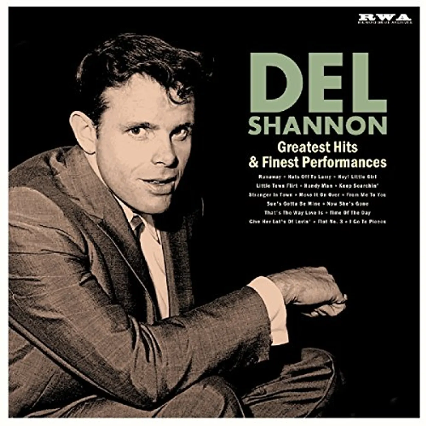 Del Shannon GREATEST HITS & FINEST Vinyl Record