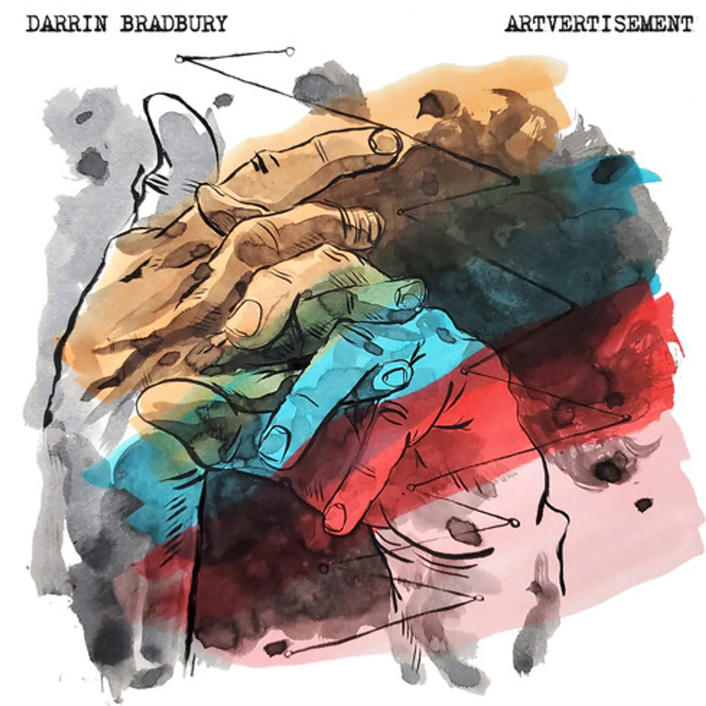 Darrin Bradbury ARTVERTISEMENT (CRYSTAL CLEAR VINYL) Vinyl Record