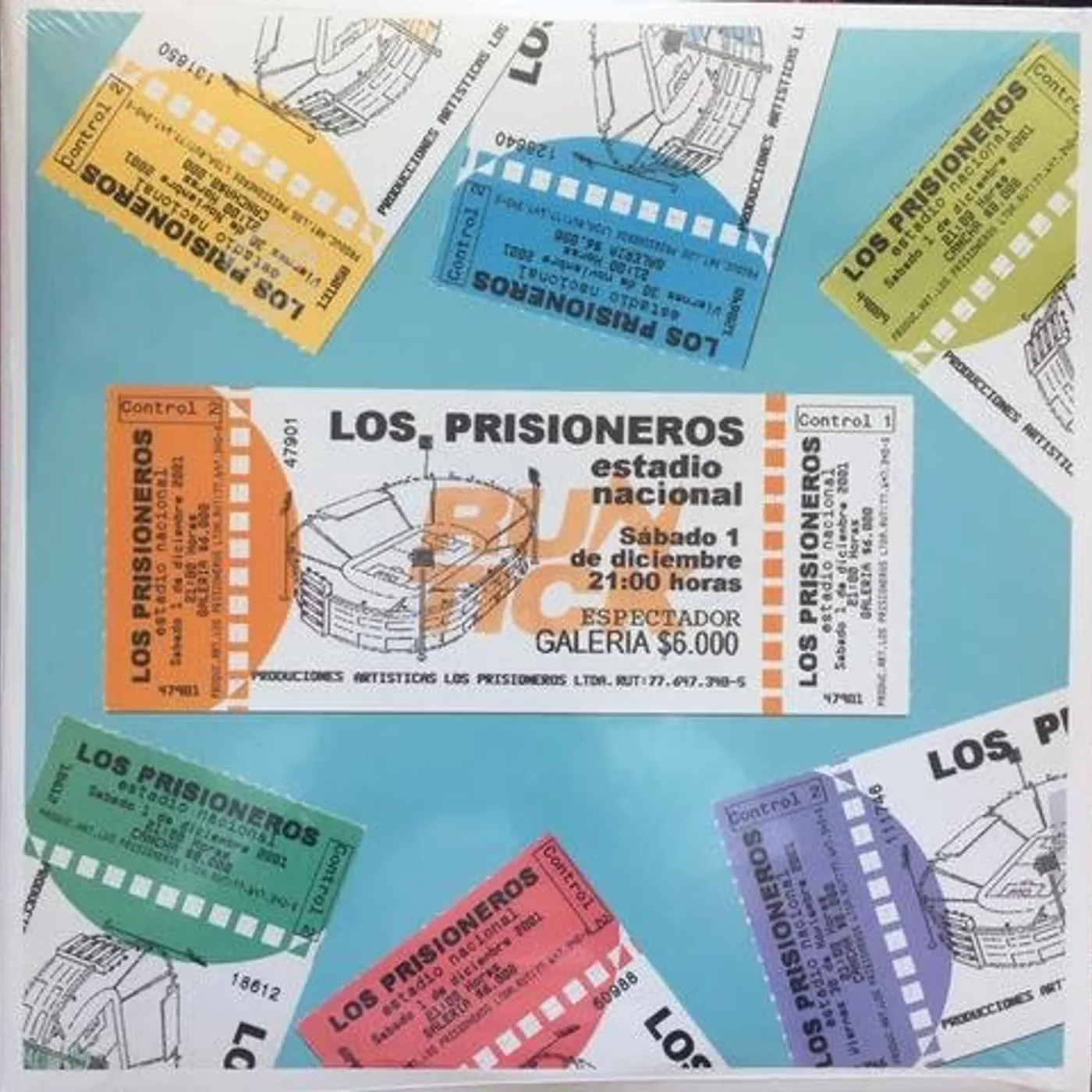 Los Prisioneros ESTADIO NACIONAL Vinyl Record