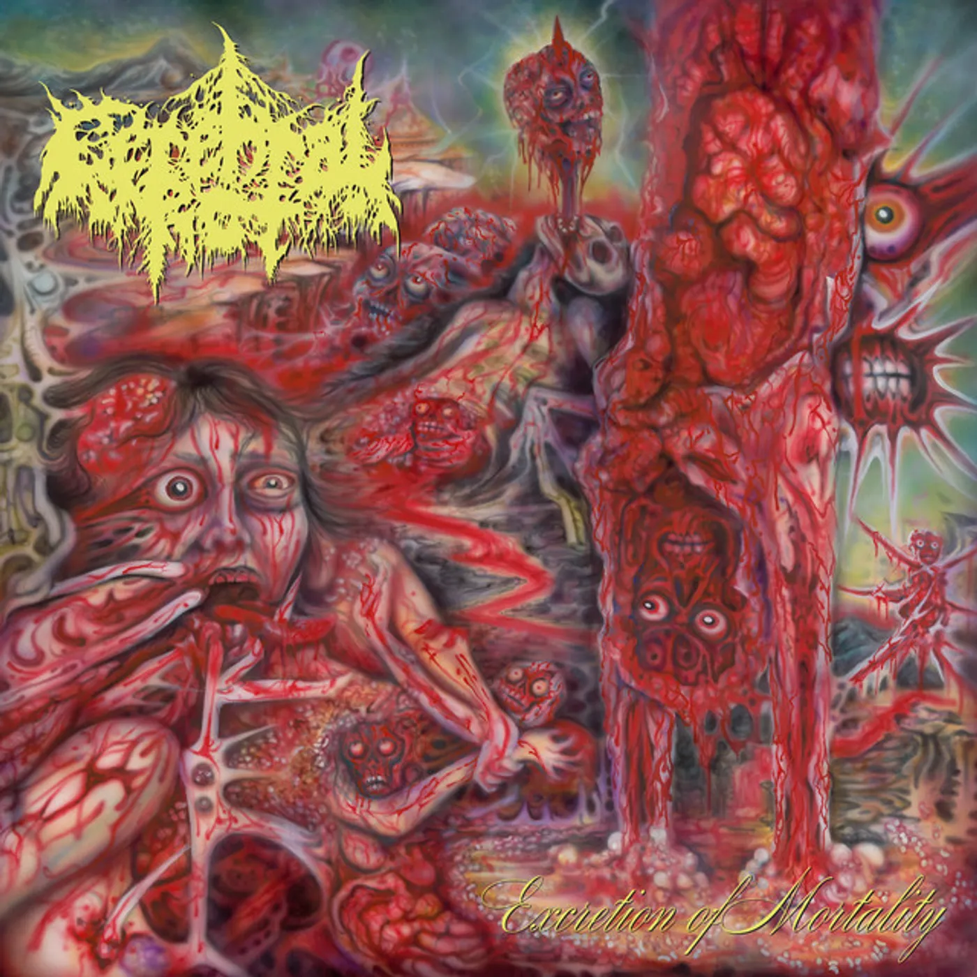 Cerebral Rot EXCRETION OF MORTALITY Vinyl Record