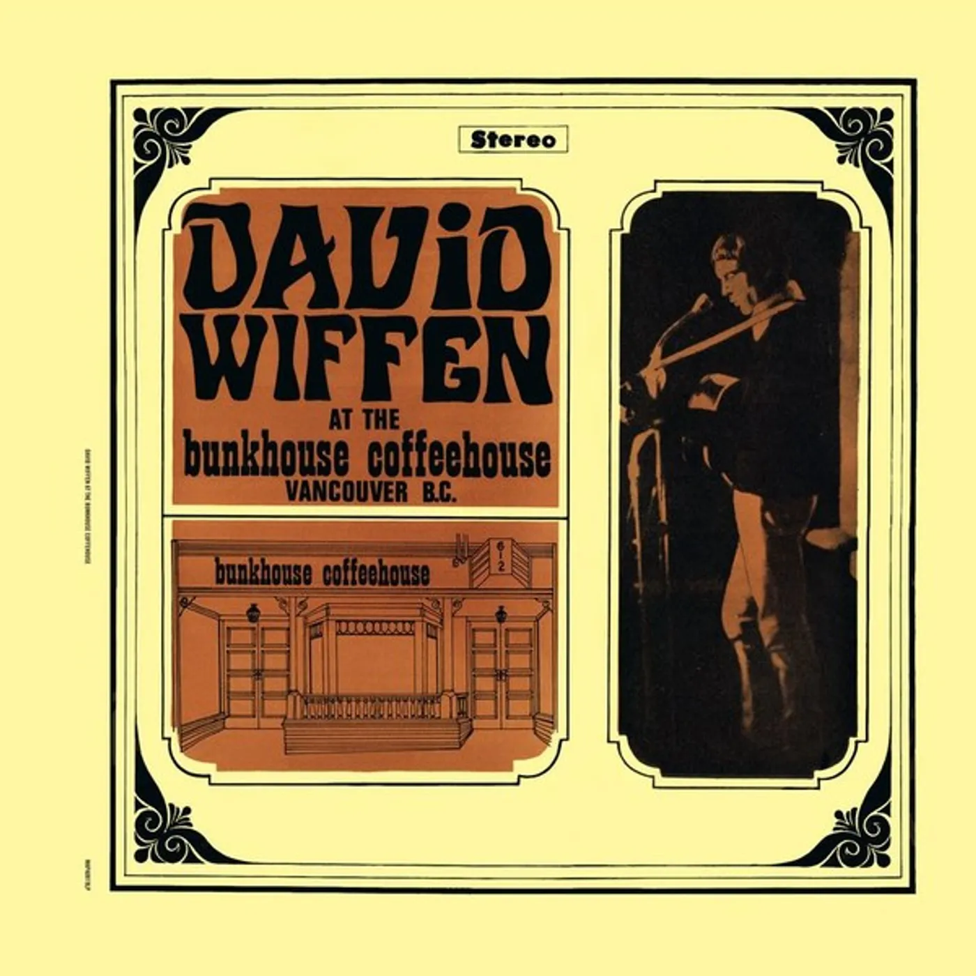 David Wiffen LIVE AT THE BUNKHOUSE Vinyl Record