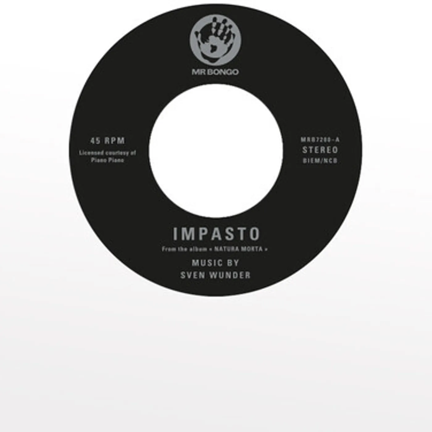 Sven Wunder IMPASTO / PRUSSIAN BLUE Vinyl Record