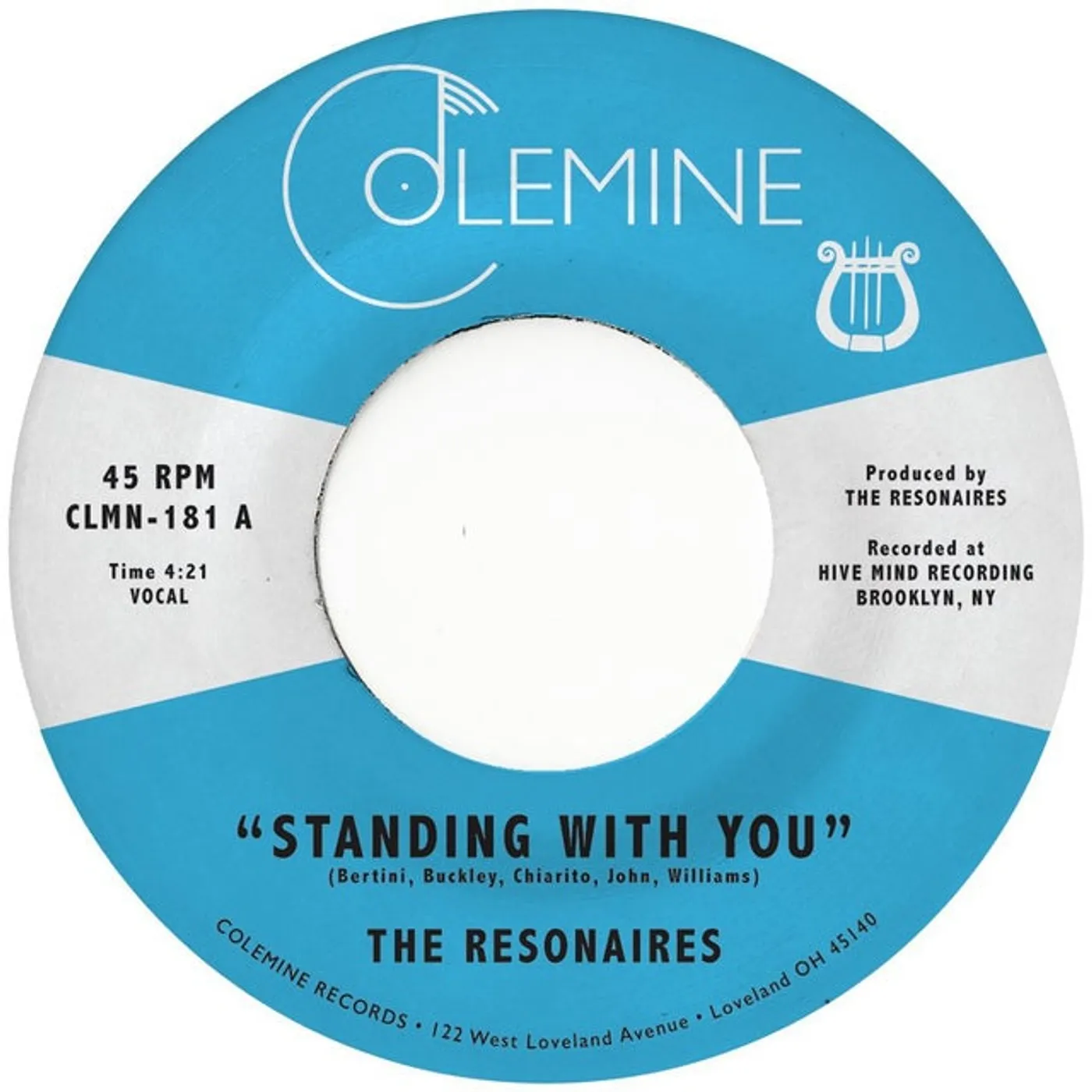 The Resonaires STANDING WITH YOU Vinyl Record
