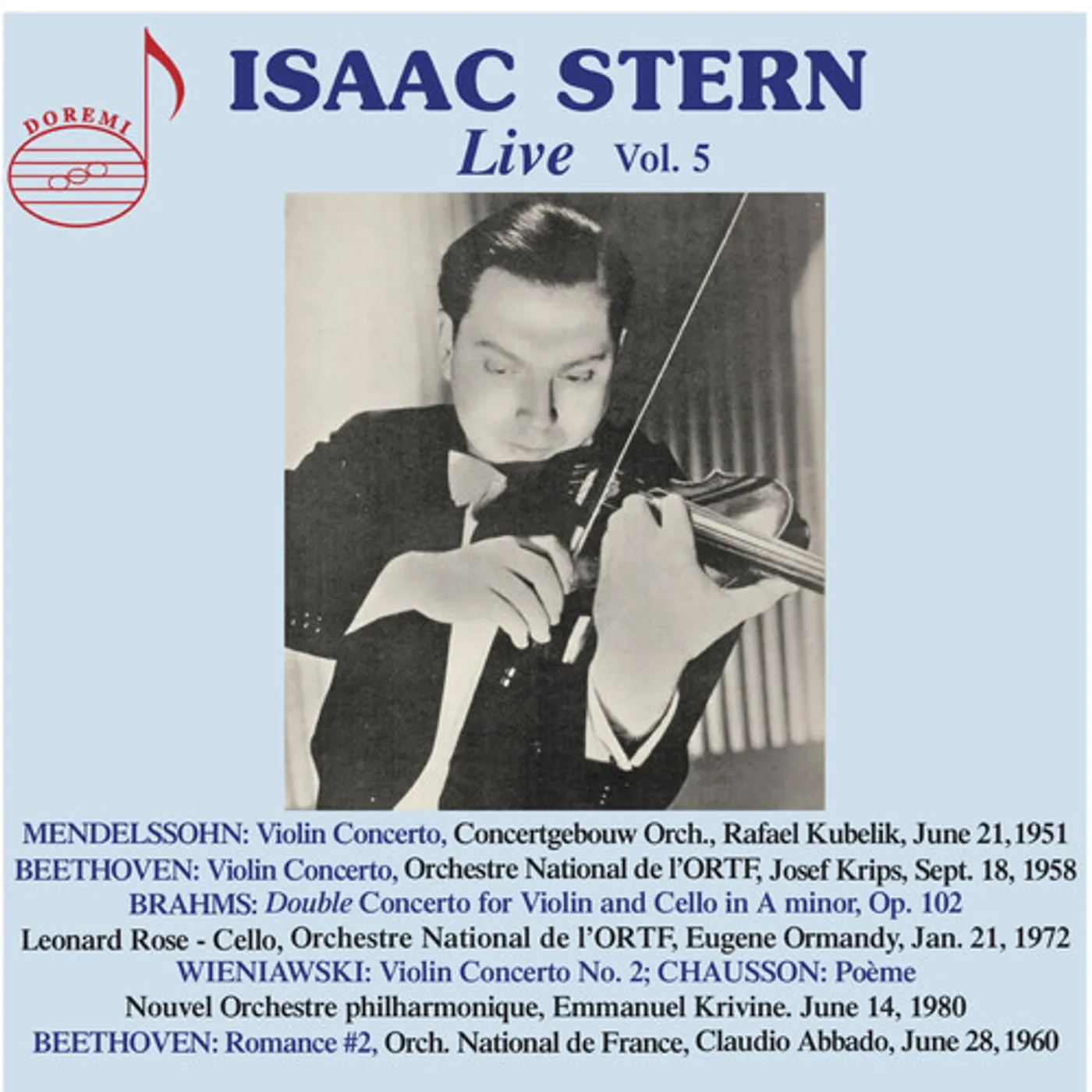 ISAAC STERN VOL 5 CD