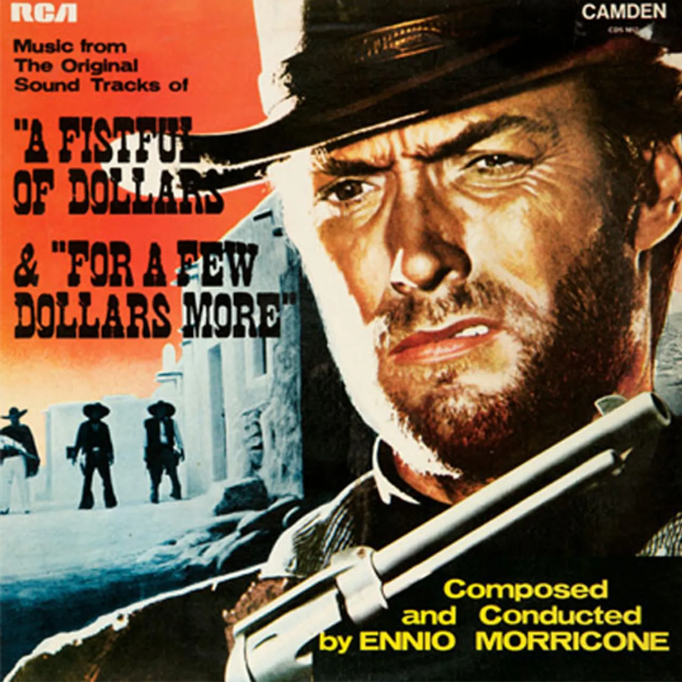 Ennio Morricone FISTFUL OF DOLLARS / FOR A FEW DOLLARS MORE / Original Soundtrack Vinyl Record