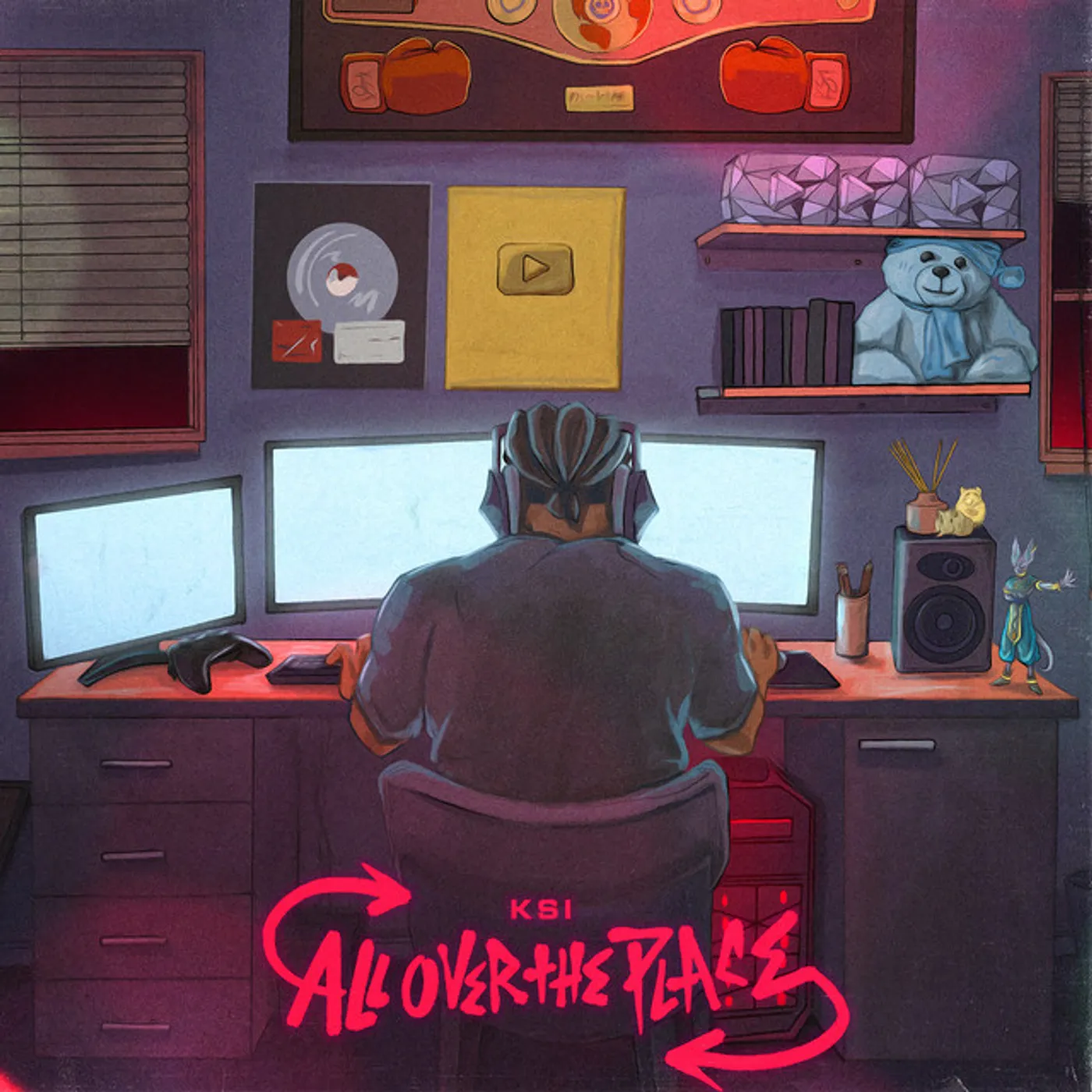 KSI ALL OVER THE PLACE CD