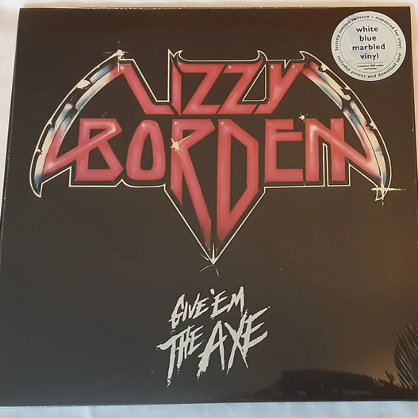 Lizzy Borden Give 'Em the Axe Vinyl Record