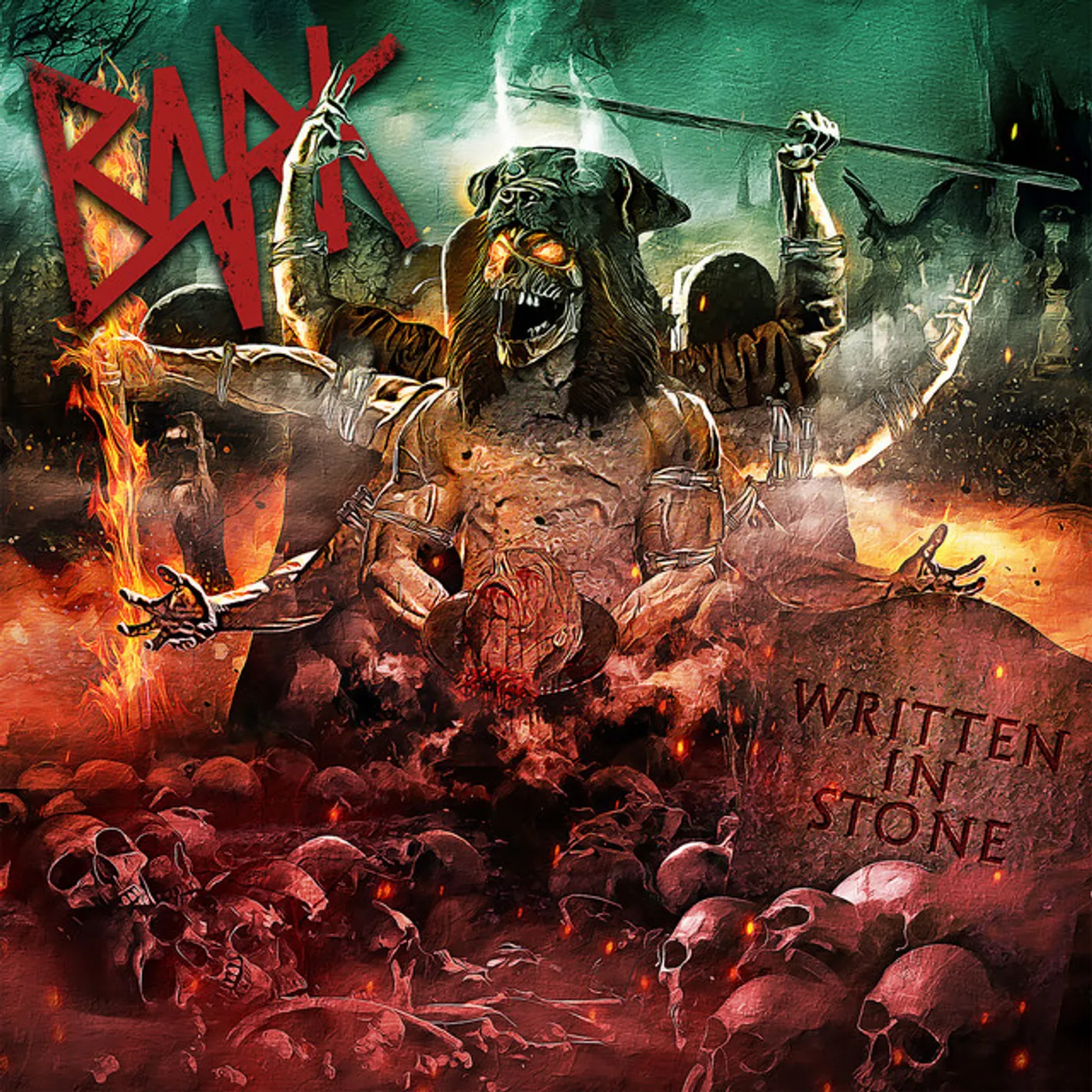Bark WRITTEN IN STONE CD