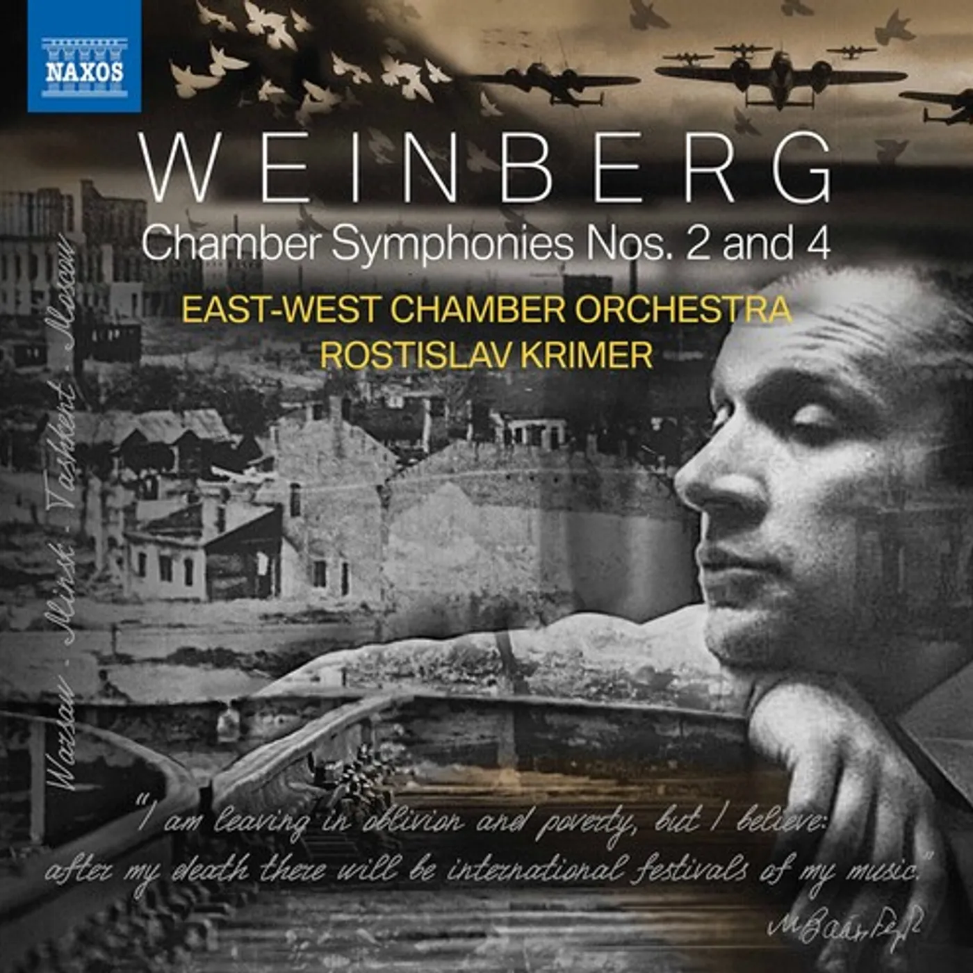 East-West Chamber Orchestra WEINBERG: CHAMBER SYMPHONIES NOS. 2 & 4 CD