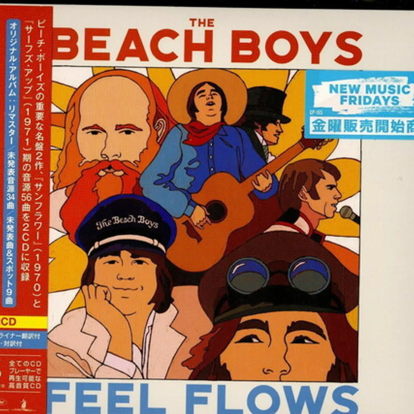 The Beach Boys FEEL FLOWS: SUNFLOWER & SURF'S UP SESSIONS 1969-71 CD