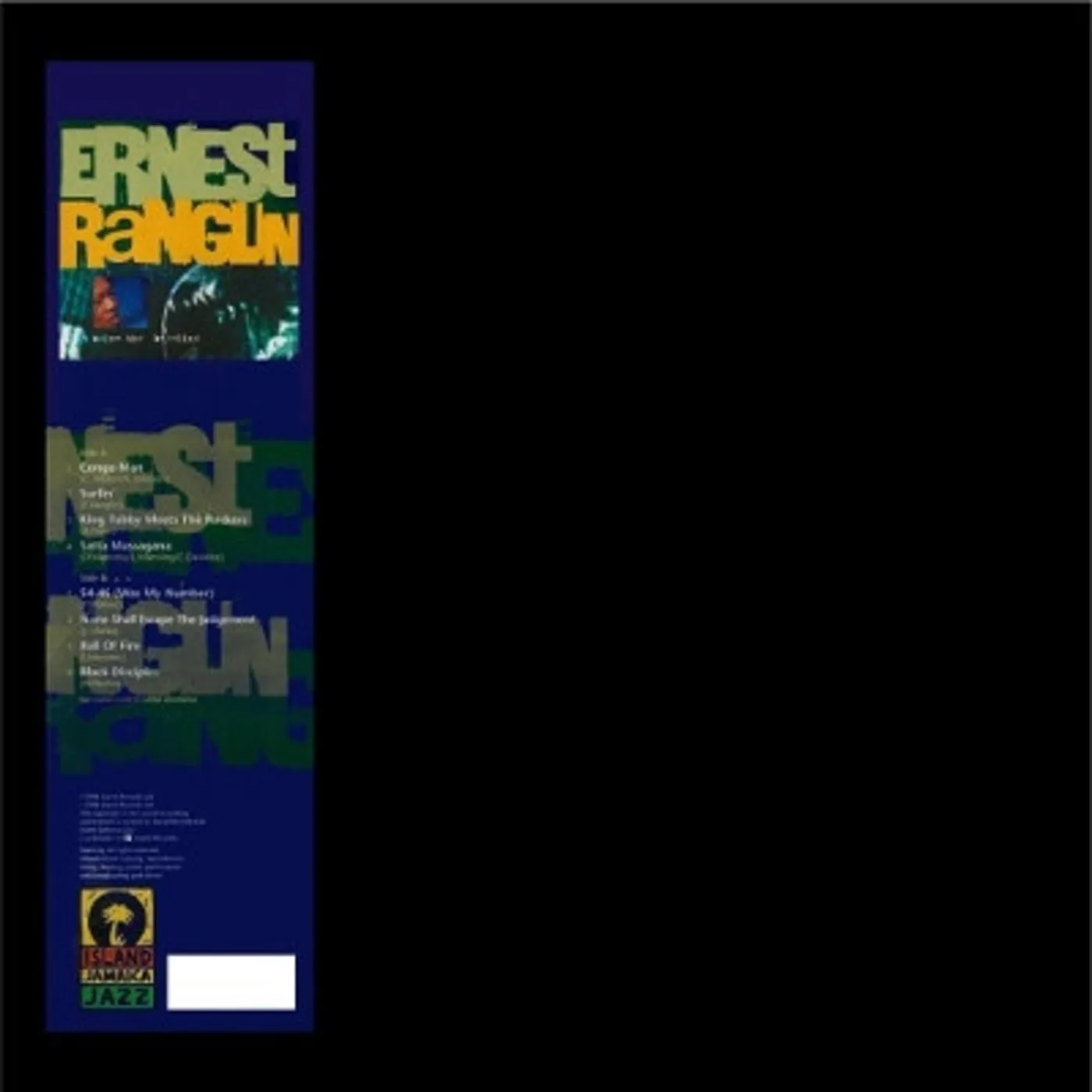 Ernest Ranglin Below The Bassline Vinyl Record