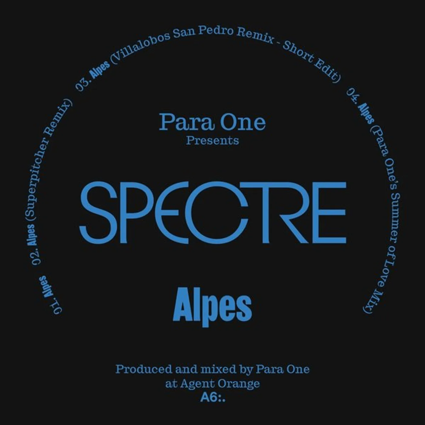 Para One / Spectre ALPES (REMIX) Vinyl Record
