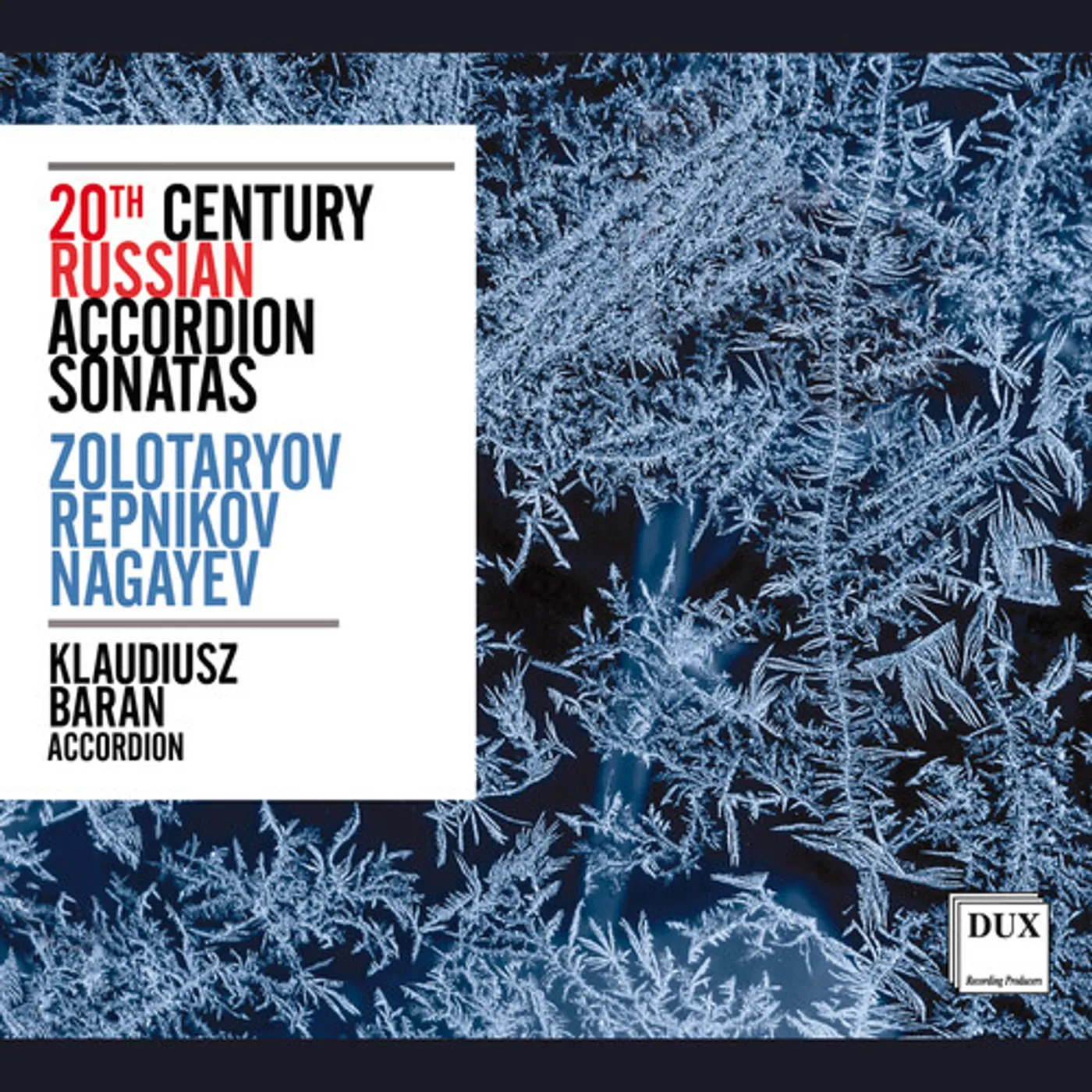 ZOLOTARYOV / KLAUDIUSZ BARAN 20TH CENTURY RUSSIAN ACCORDION CD