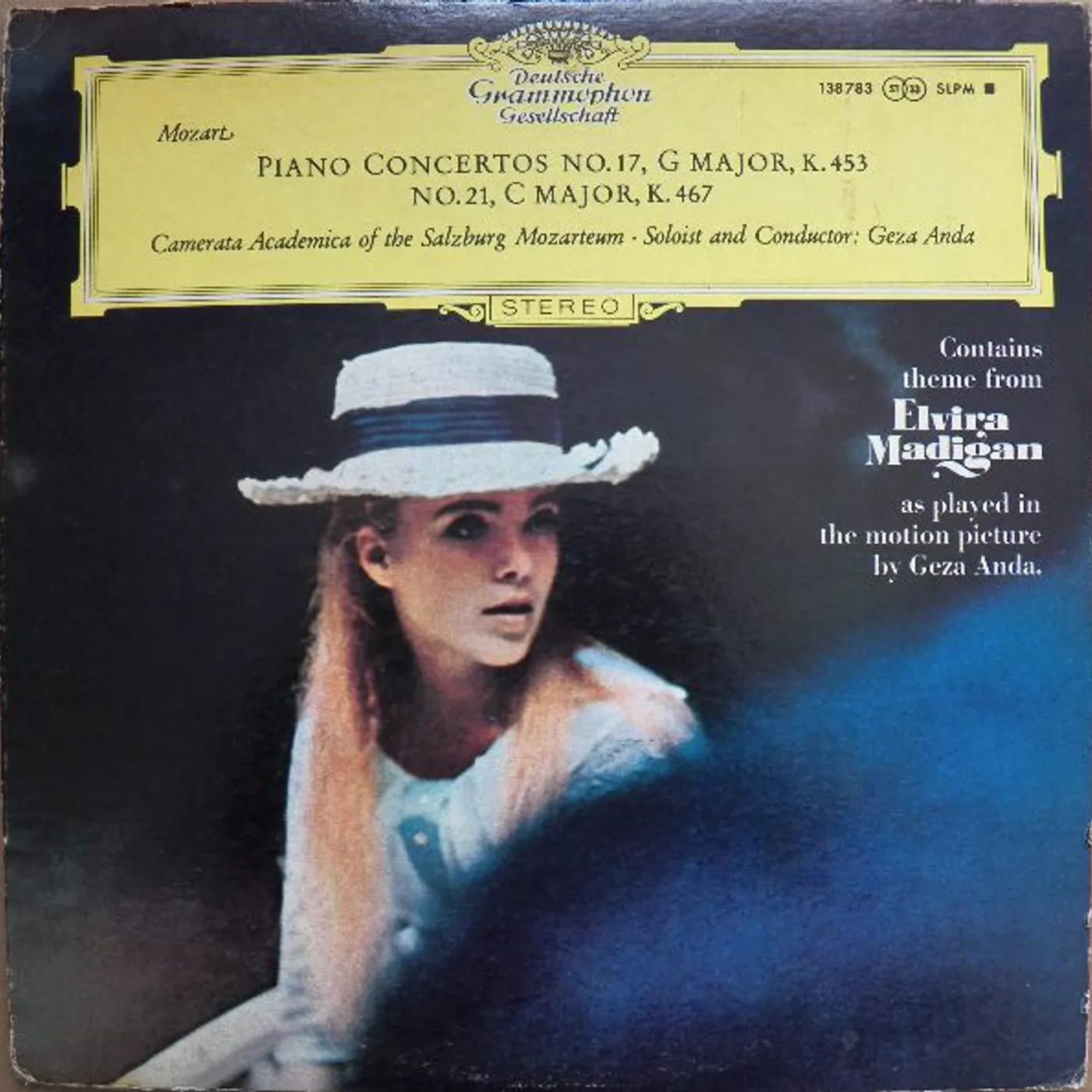 Mozart / Anda / Camerata Academica Des Mozarteums PIANO CONCERTOS NOS 17 & 21 Vinyl Record