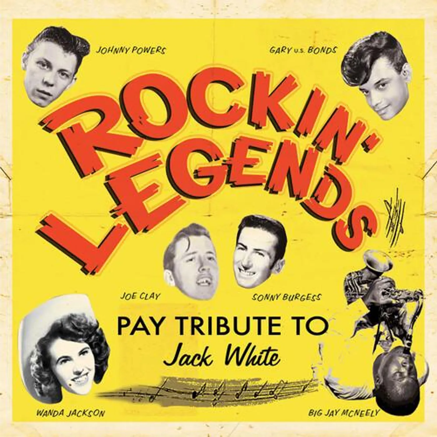 ROCKIN' LEGENDS PAY TRIBUTE TO JACK WHITE / VAR Vinyl Record
