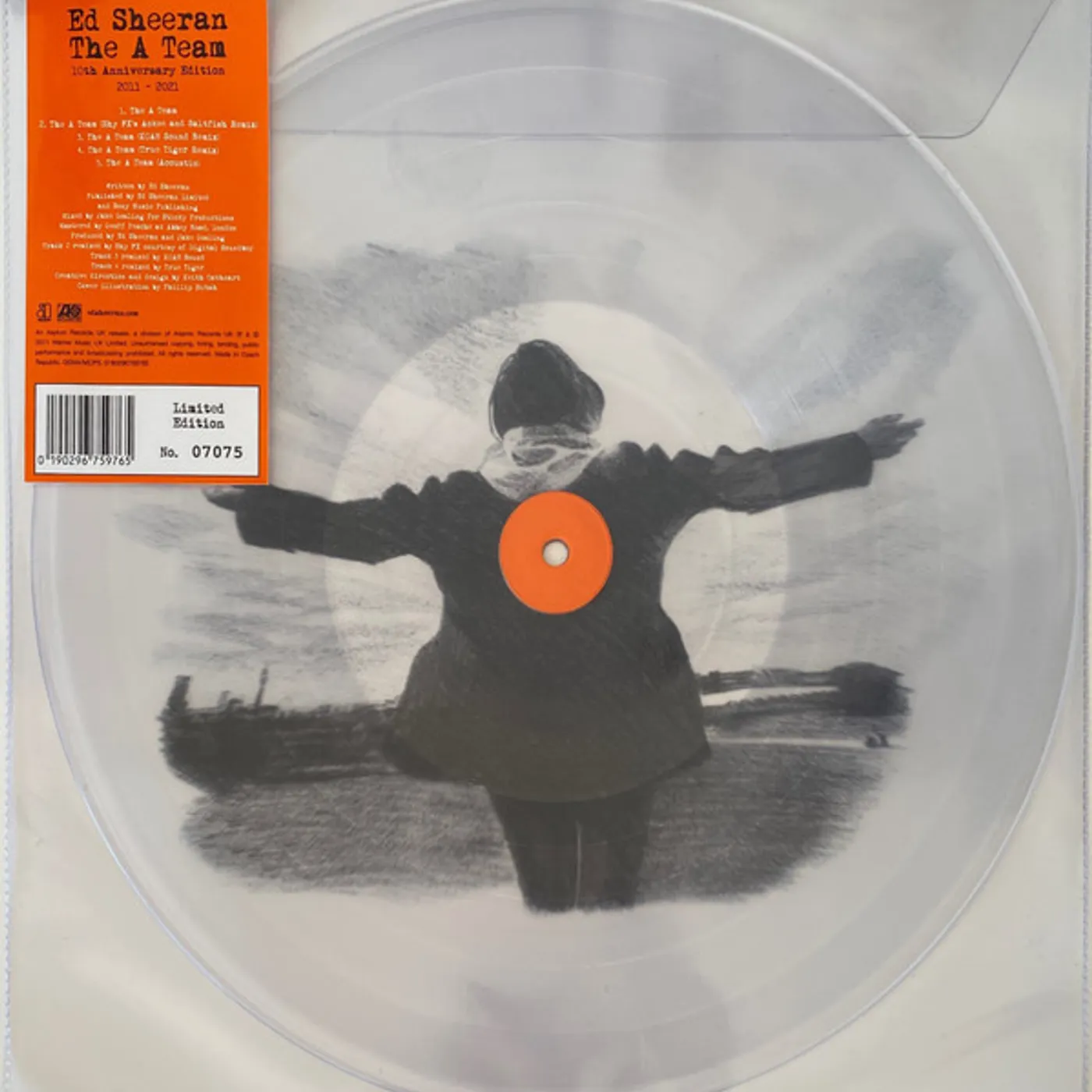 Ed Sheeran A-TEAM Vinyl Record