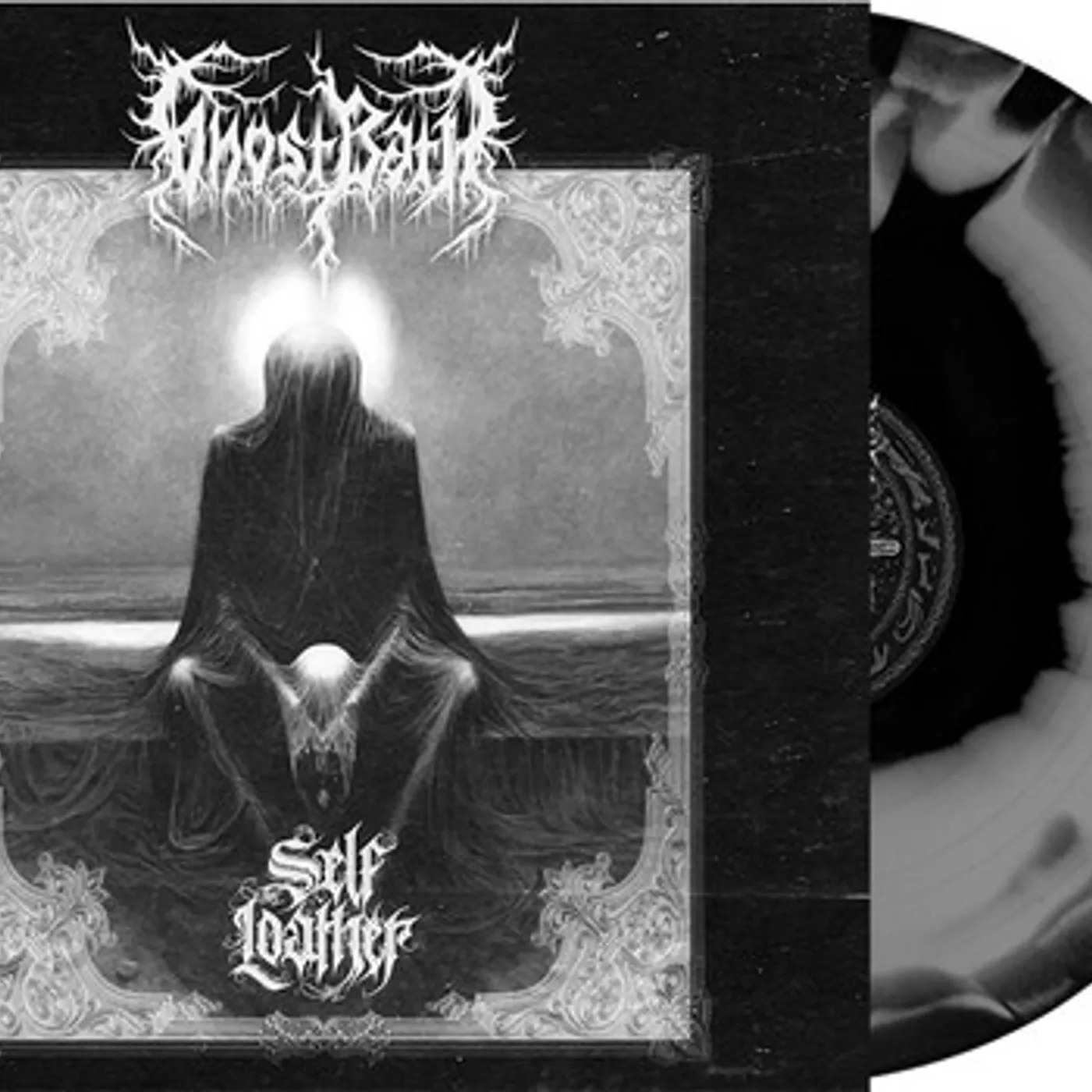 Ghost Bath SELF LOATHER (BLACK GREY SWIRL VINYL) Vinyl Record