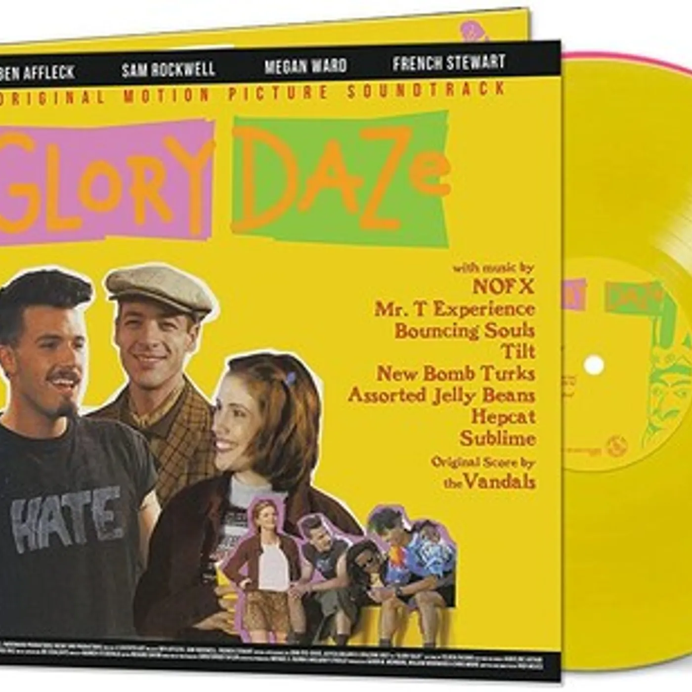 Glory Daze / O.S.T. GLORY DAZE / Original Soundtrack (YELLOW VINYL) Vinyl Record