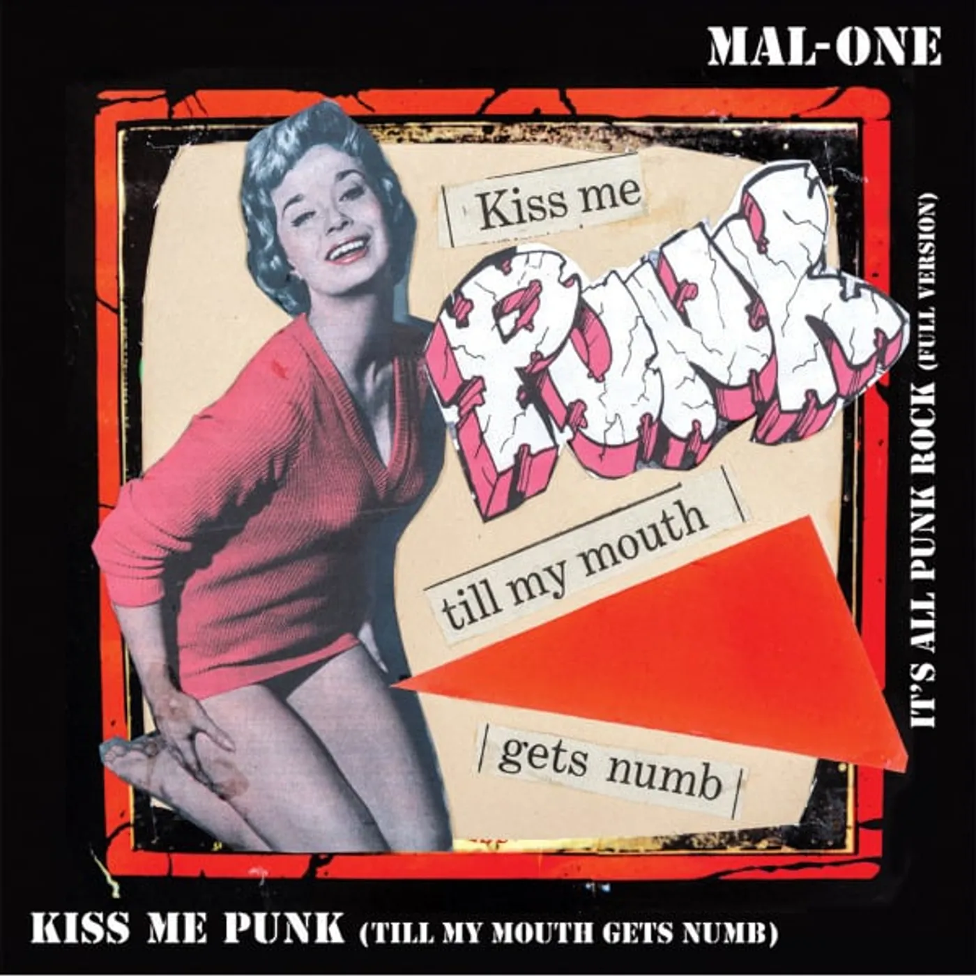 Mal-One KISS ME PUNK Vinyl Record