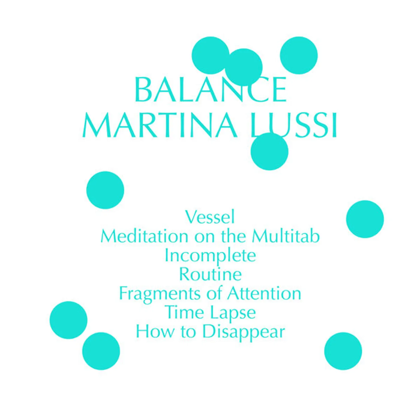 Martina Lussi Balance Vinyl Record