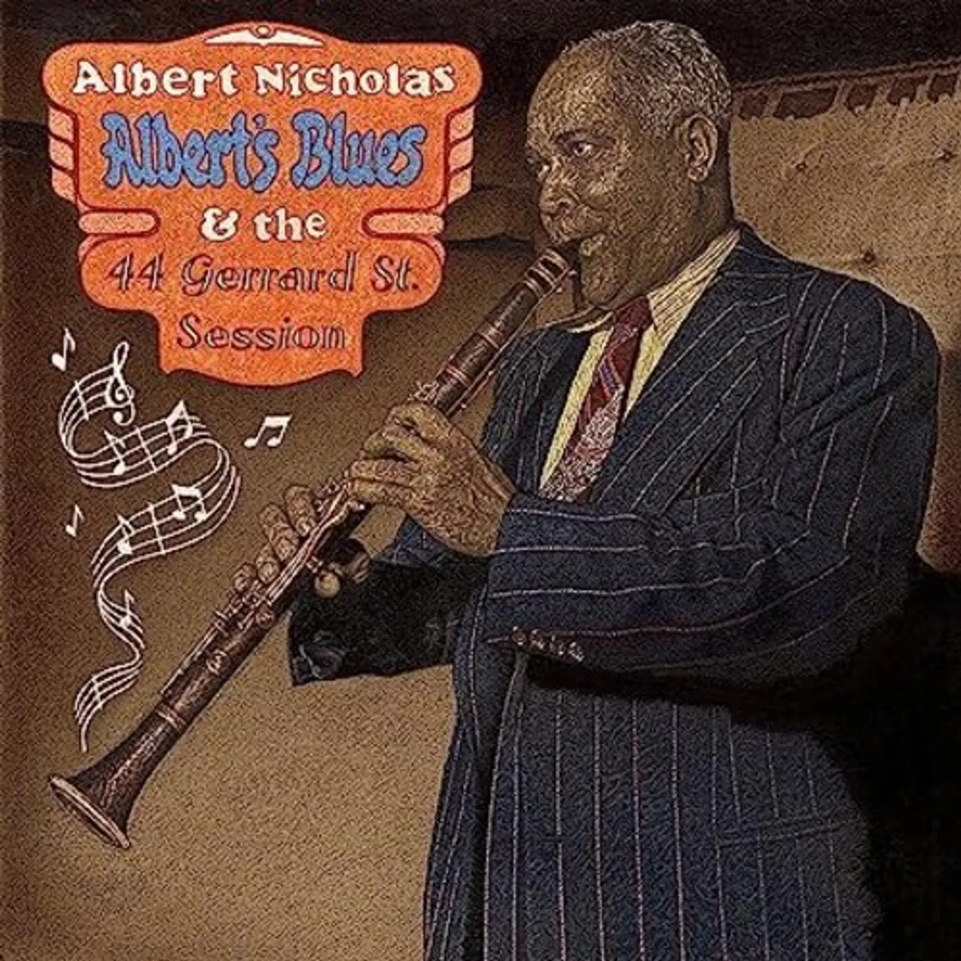 Albert Nicholas ALBERT'S BLUES & THE 44 GERARD STREET SESSION CD