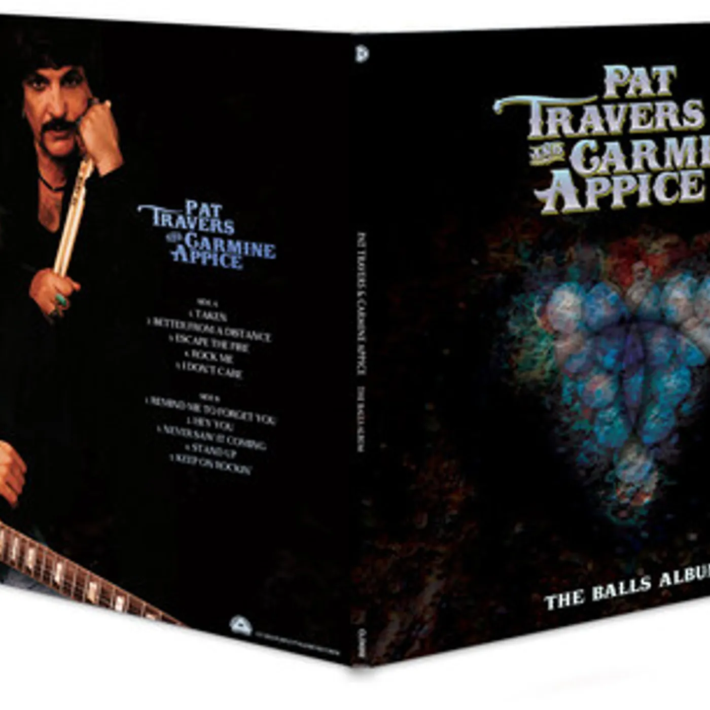 Pat Travers & Carmine Appice BALLS ALBUM (BLUE OR RED VINYL) Vinyl Record
