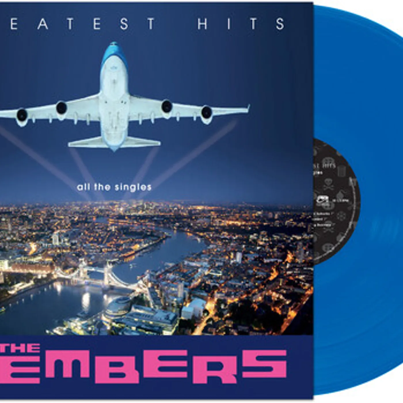 The Members GREATEST HITS (BLUE VINYL) Vinyl Record