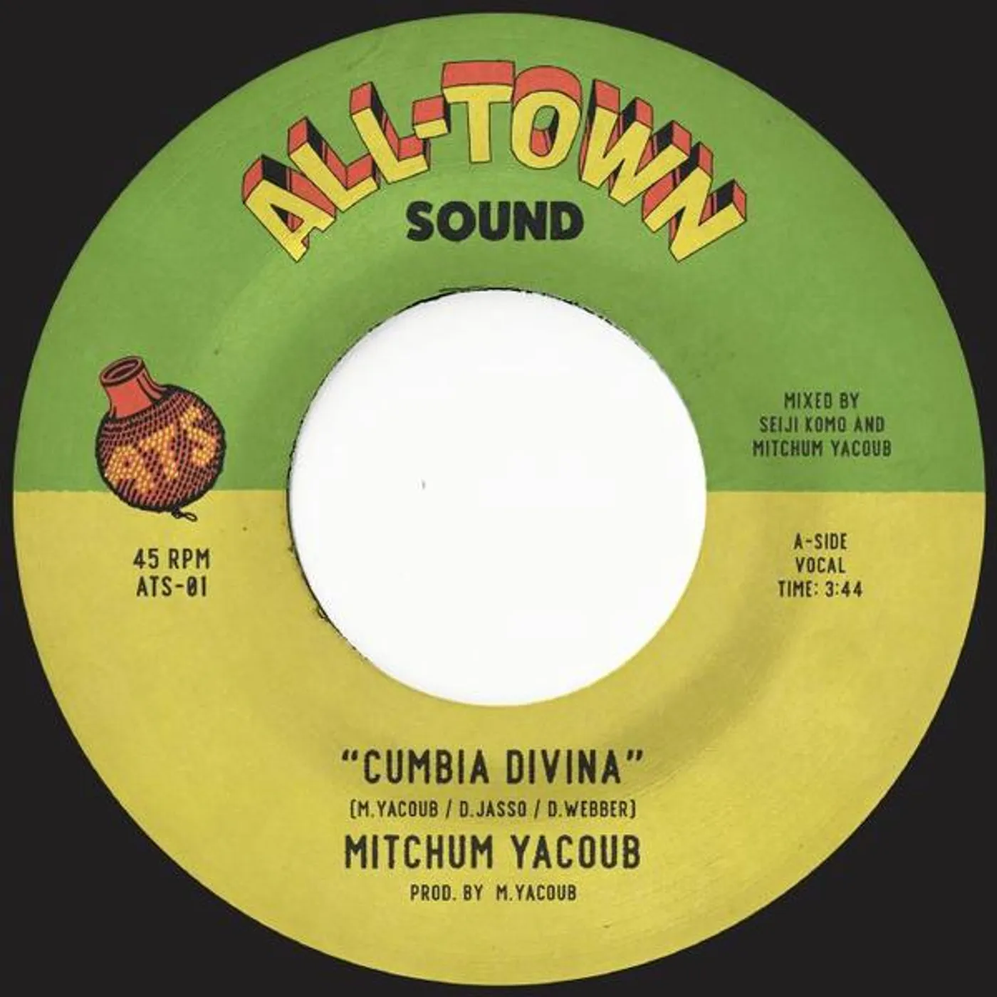 Mitchum Yacoub CUMBIA DIVINA (TRANSPARENT RED VINYL) Vinyl Record