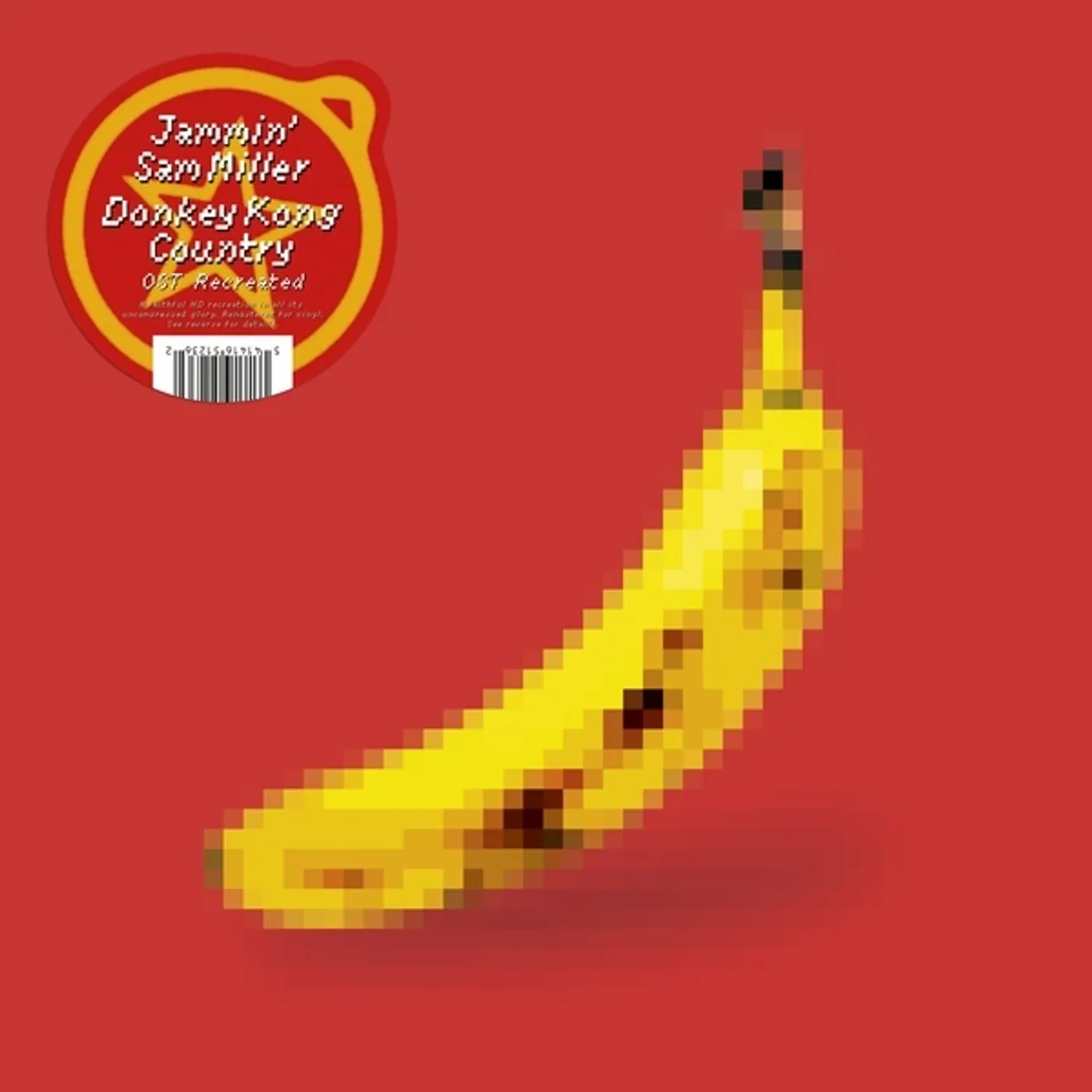 Jammin' Sam Miller DONKEY KONG COUNTRY: RECREATED / Original Soundtrack Vinyl Record